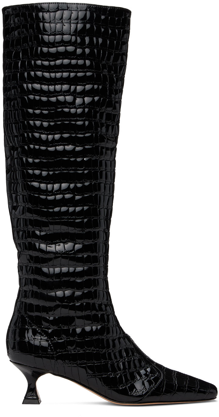 Black Maverick Calf Boots