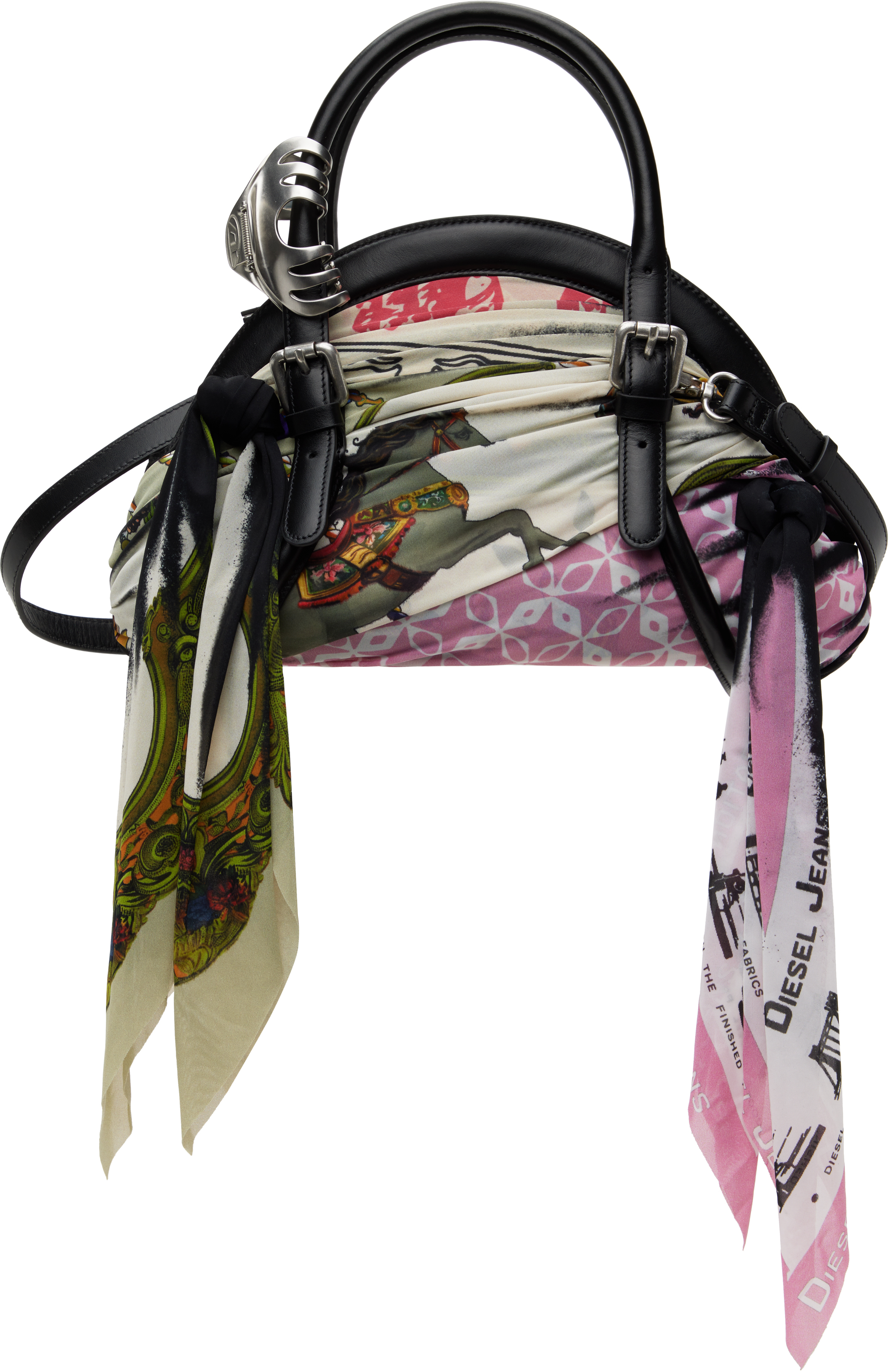 Multicolor Trash-D Top Handle Bag