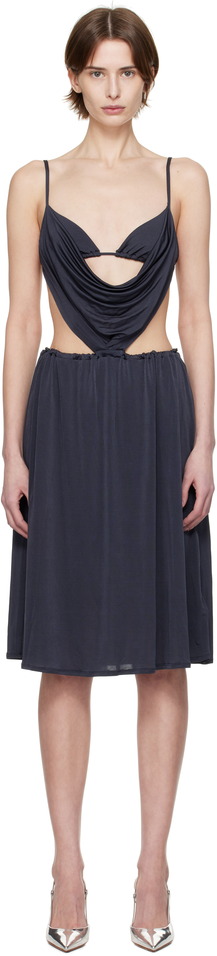 Gray D-Showomen Midi Dress