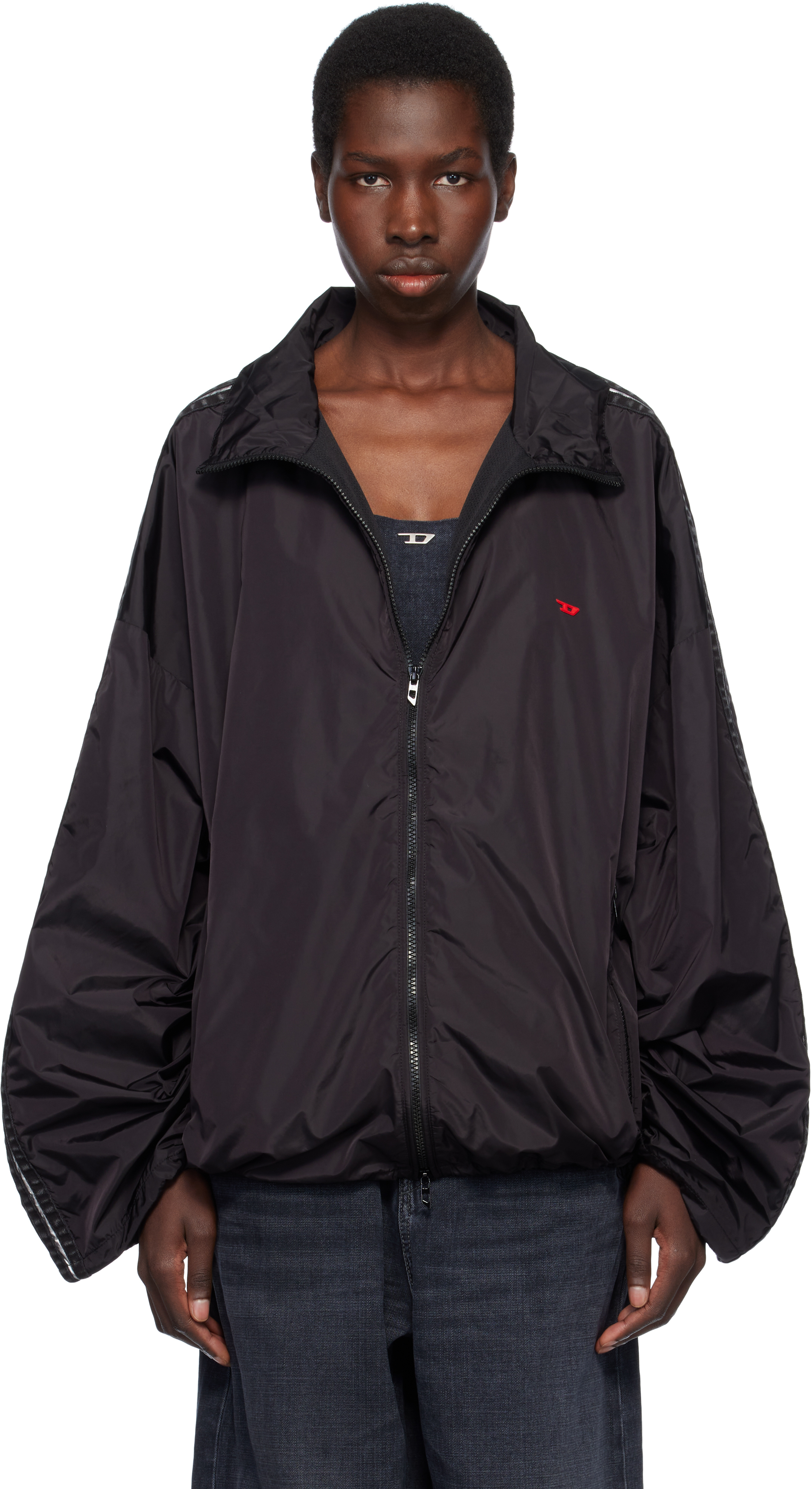 Diesel Black J-caron Track Jacket In 9xx