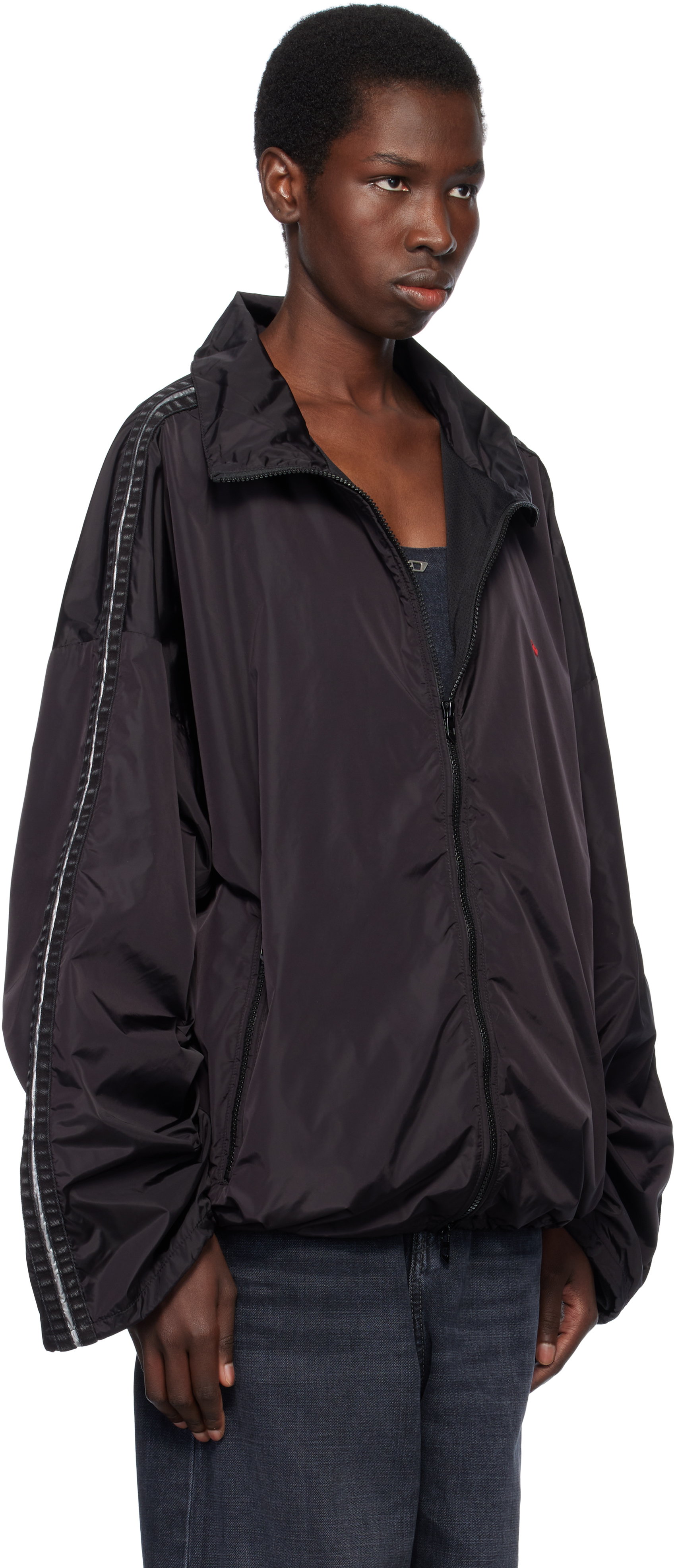 Diesel Black J-caron Track Jacket In 9xx