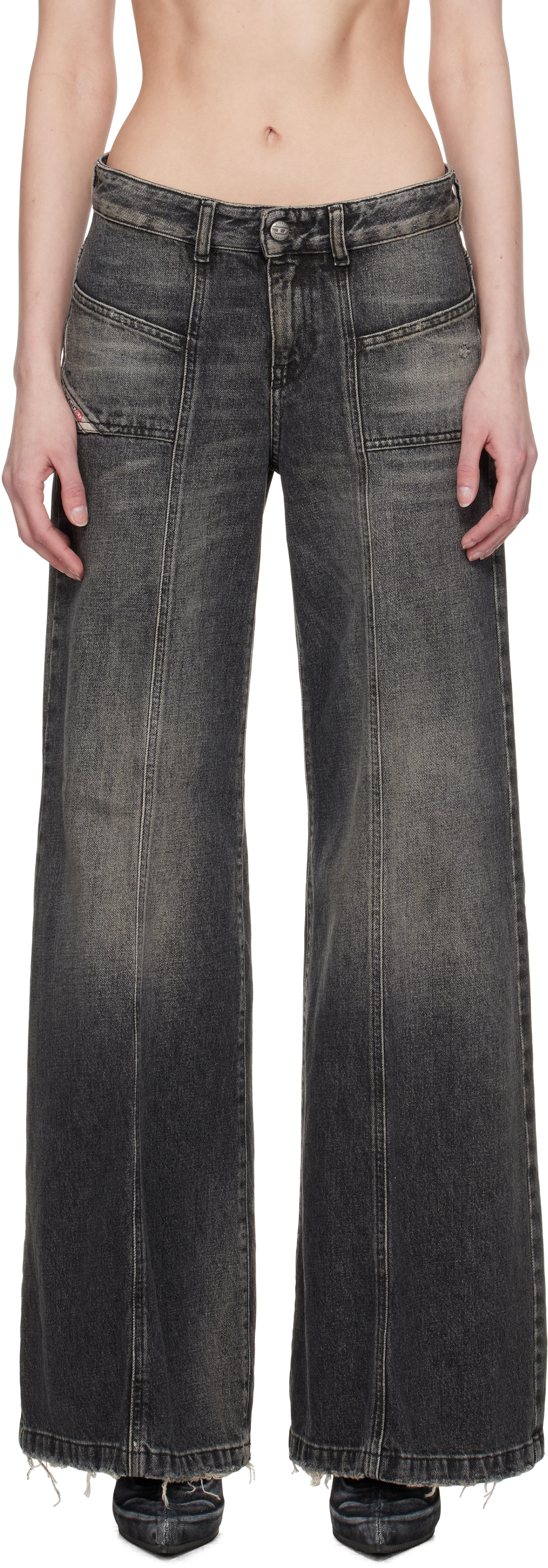 Gray D-Akii Jeans