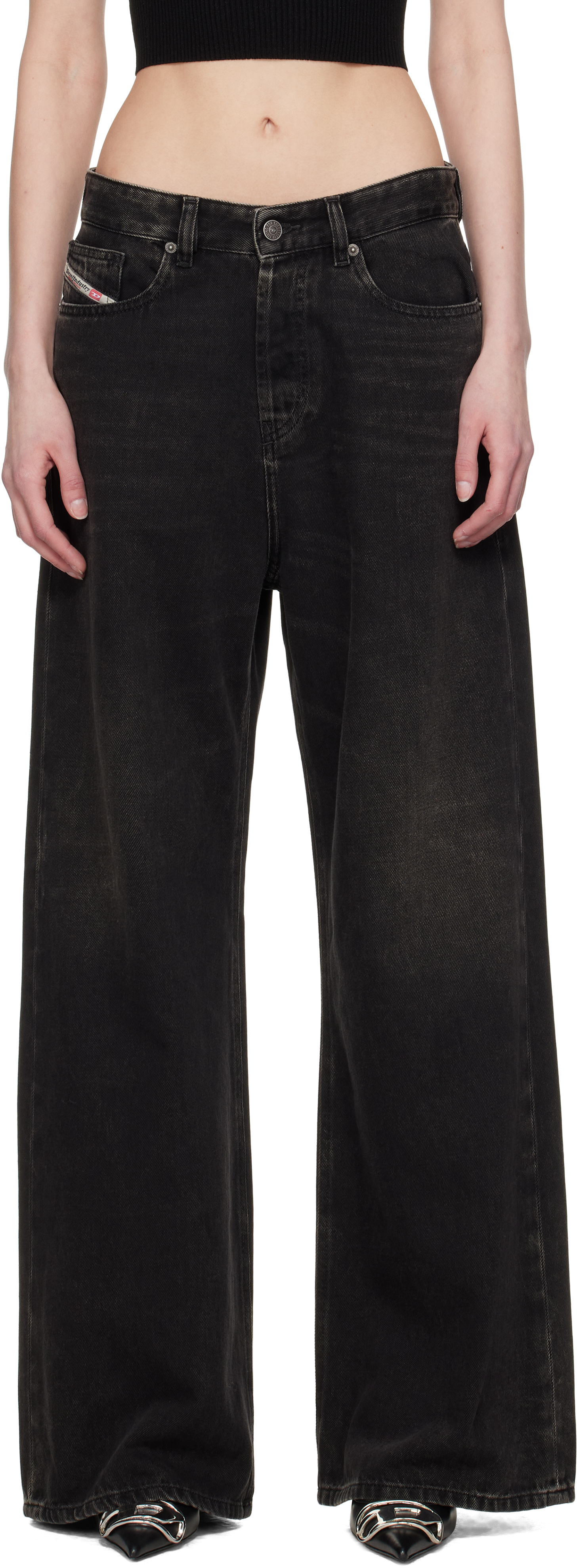 Black Relaxed 1996 D-Sire 09j96 Jeans