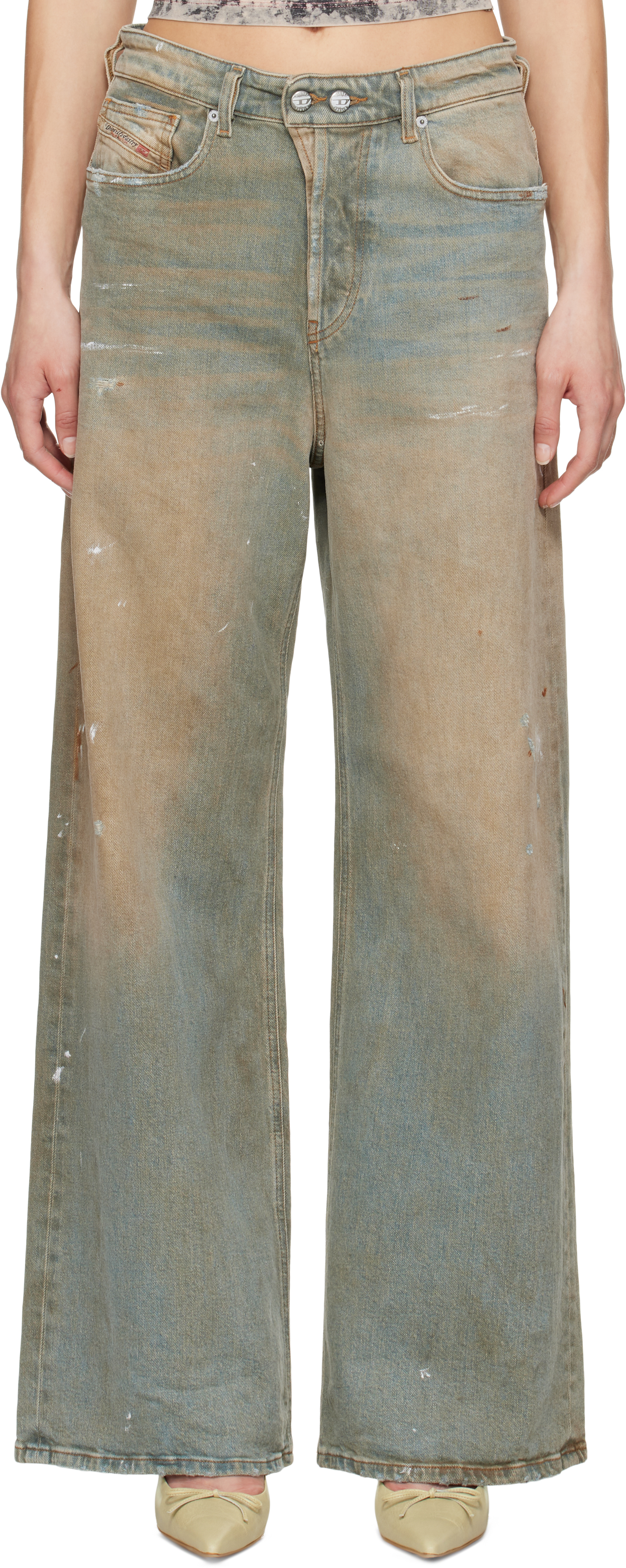 Blue Relaxed 1996 D-Sire 007z4 Jeans