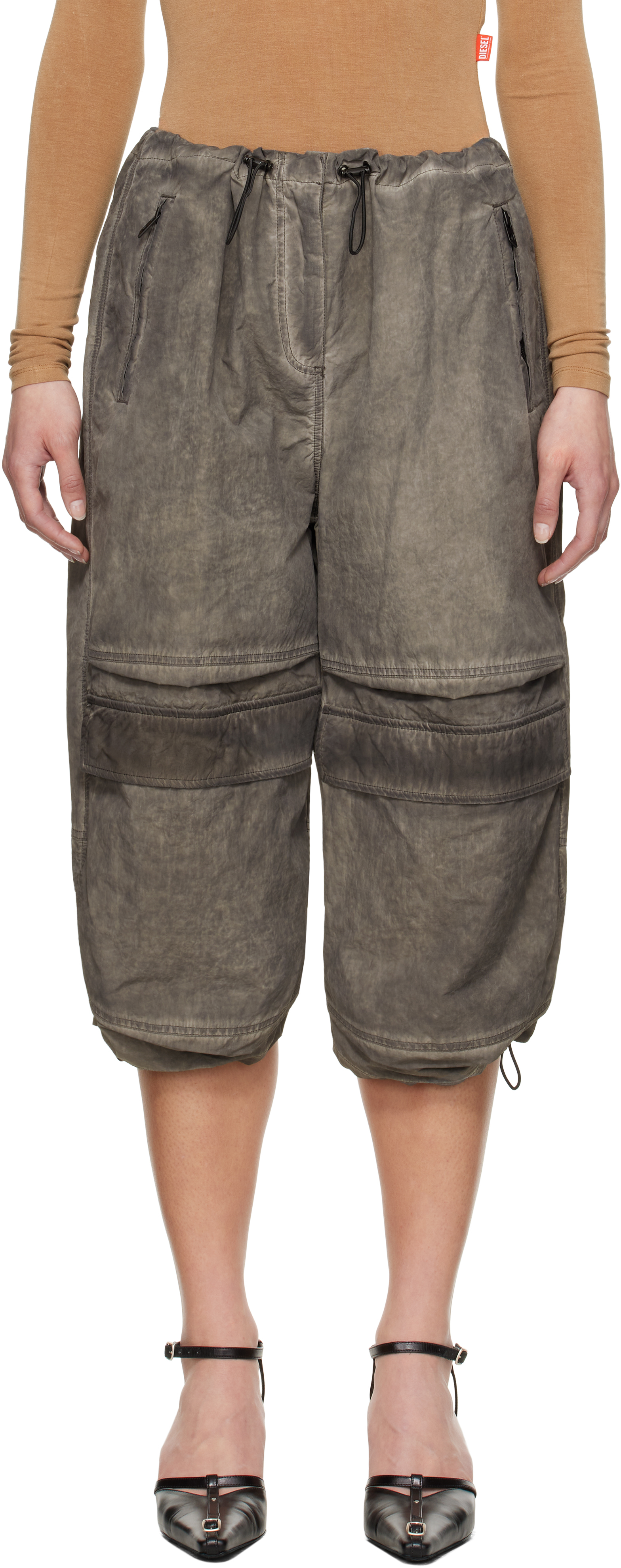 Gray P-Dayetz-Short-Fem-Q3 Trousers