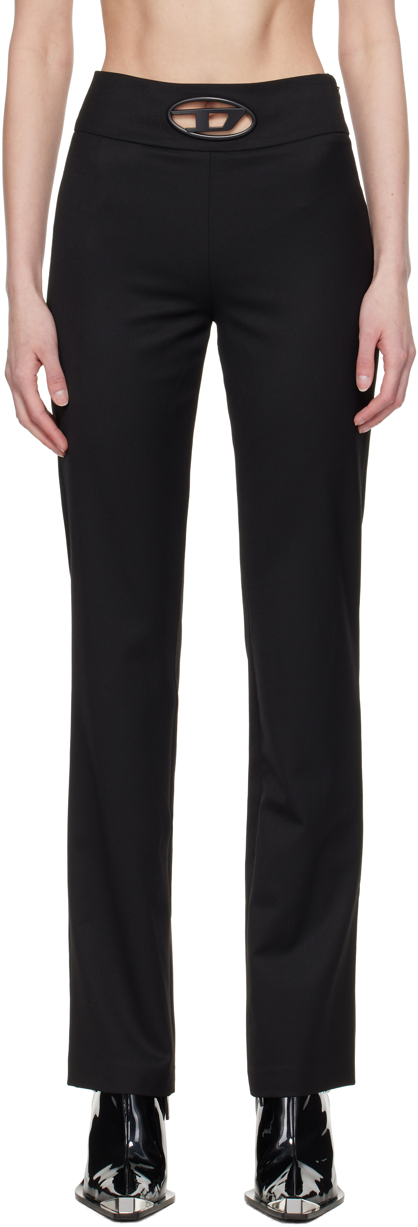 Black P-ersy Trousers