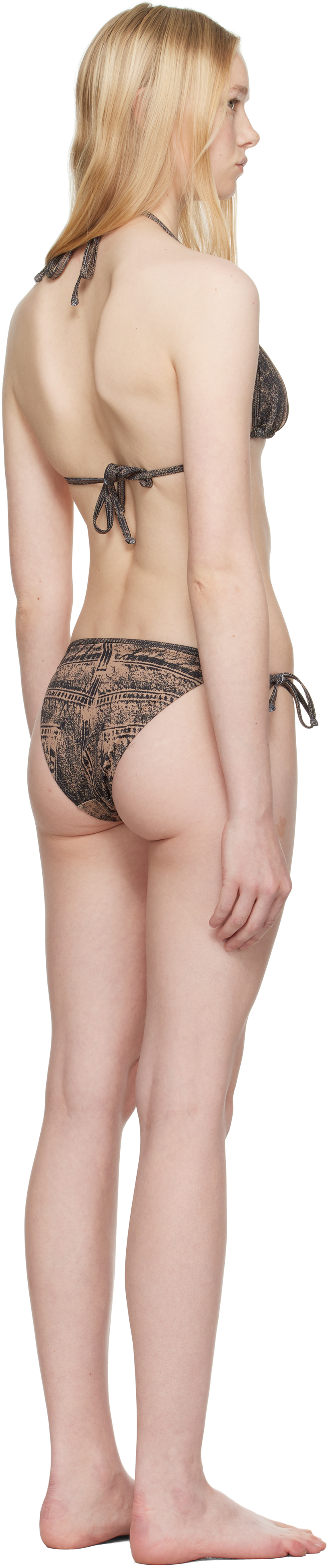 DIESEL BROWN SEES-T DNM BIKINI 