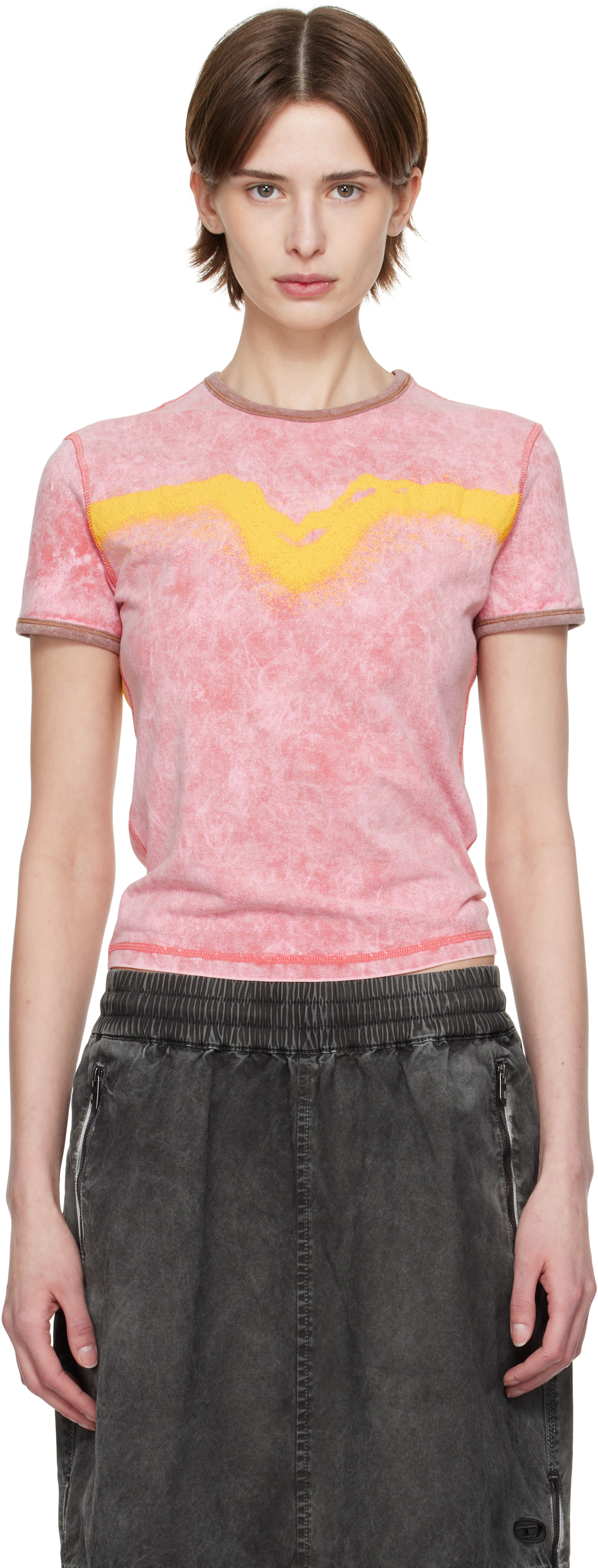 Multicolor T-Uncutie-Long-Q3 T-shirt