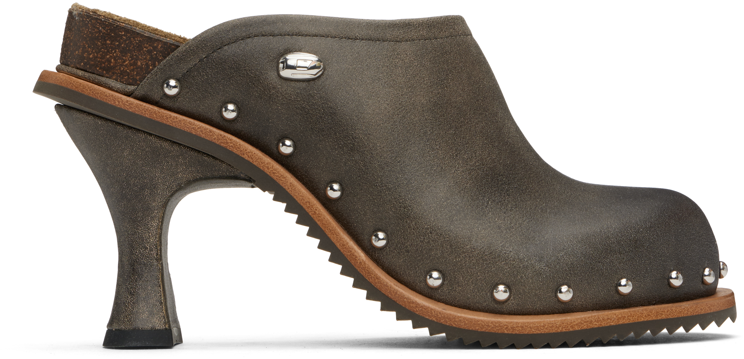 【関税込み】Diesel ブラウン D-Woodstock MI Clog ミュール Dieselのブラウン D-Woodstock MI Clog ミュールがセール中