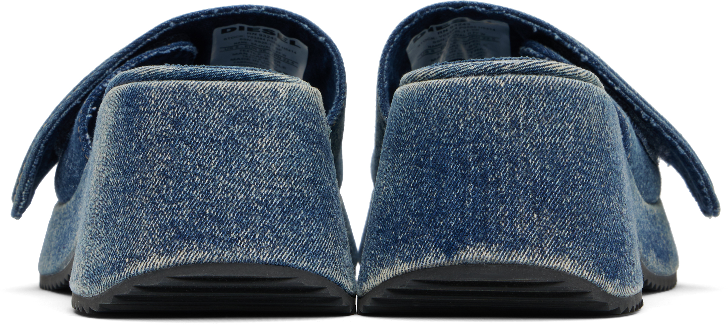 Diesel Blue Sa-oval D Pf W Heeled Sandals In H5414