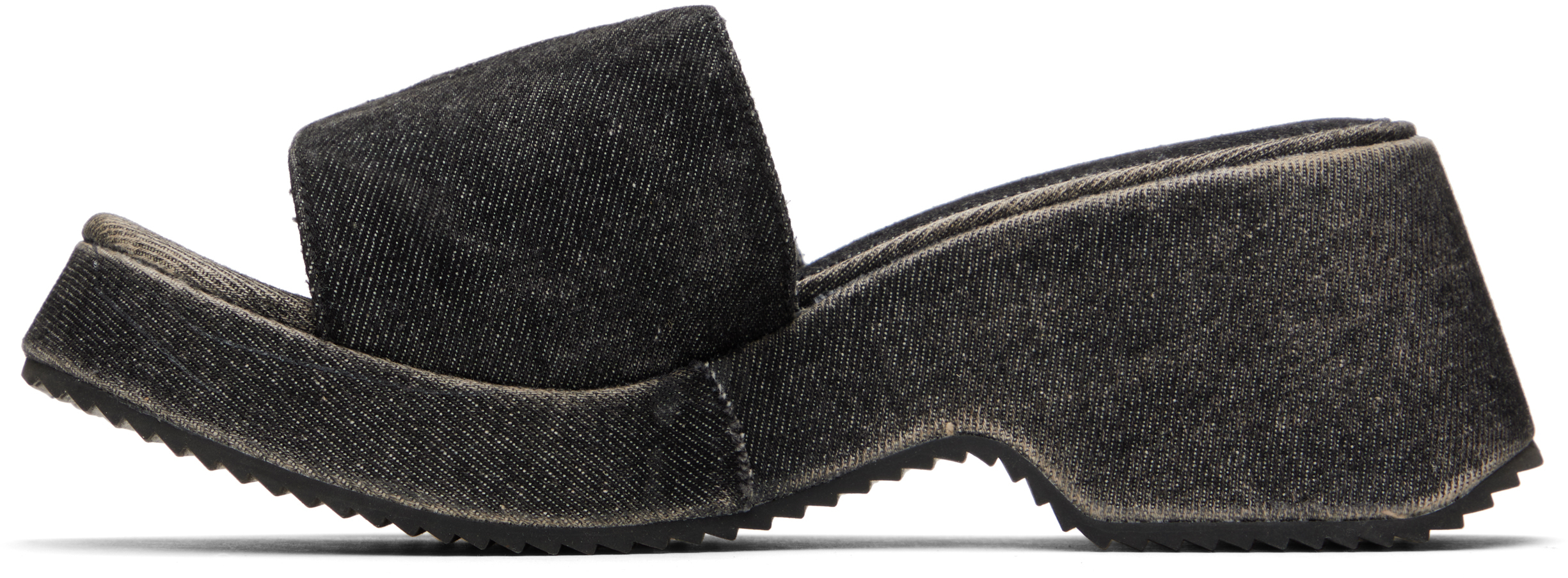 Diesel Black Sa-oval D Pf W Heeled Sandals In H1939