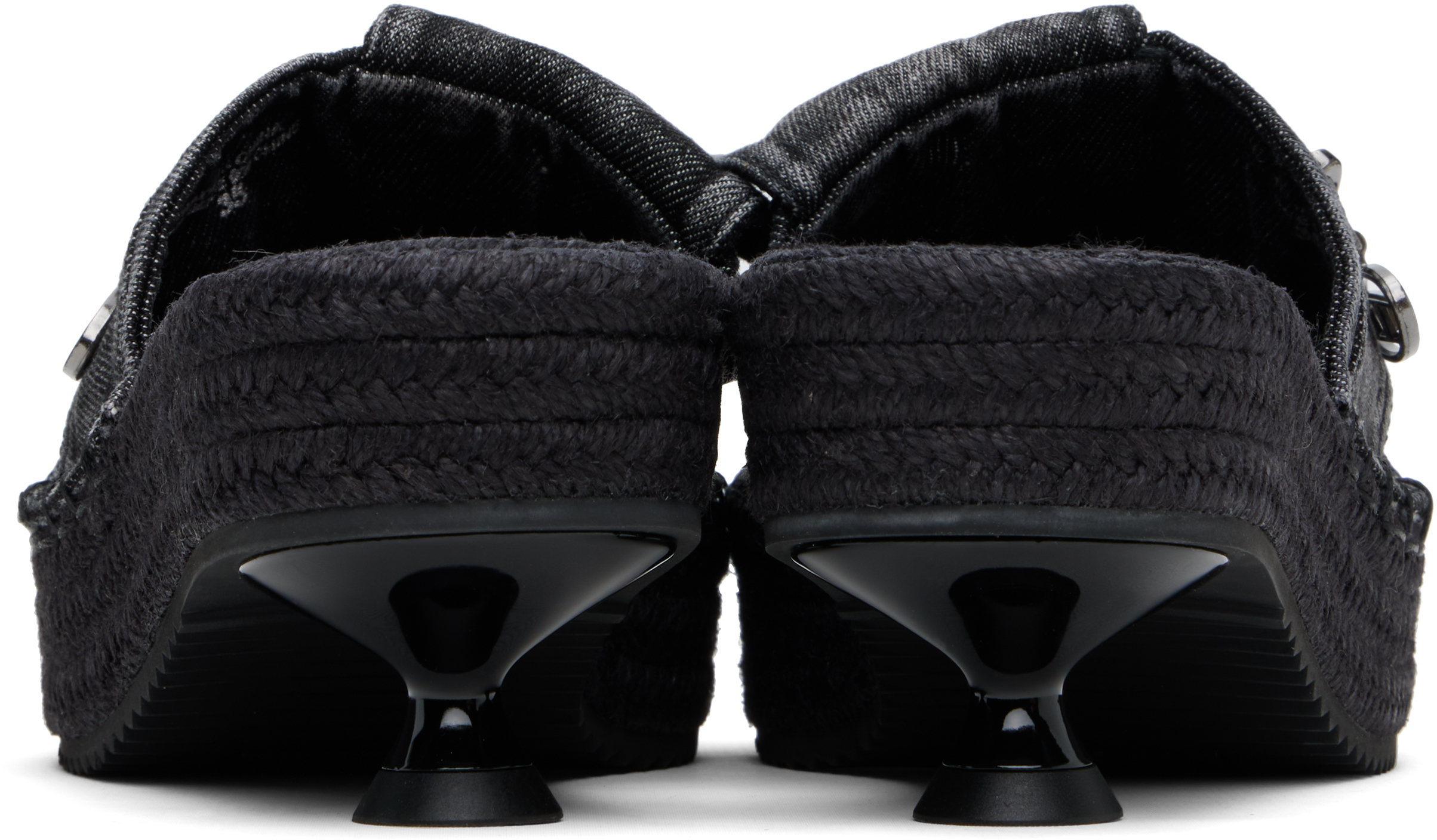 Diesel Black D-ibiza 40 Pck Heeled Sandals In T8013