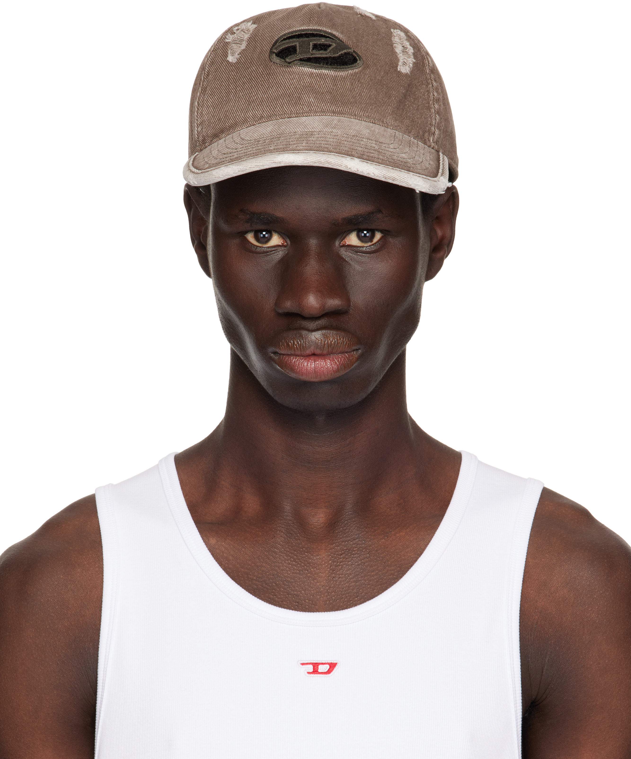 【DIESEL】25SS C-BALL-UTLT HAT LIGHT BROWN Brown C-Ball-Utlt Cap by Diesel on Sale