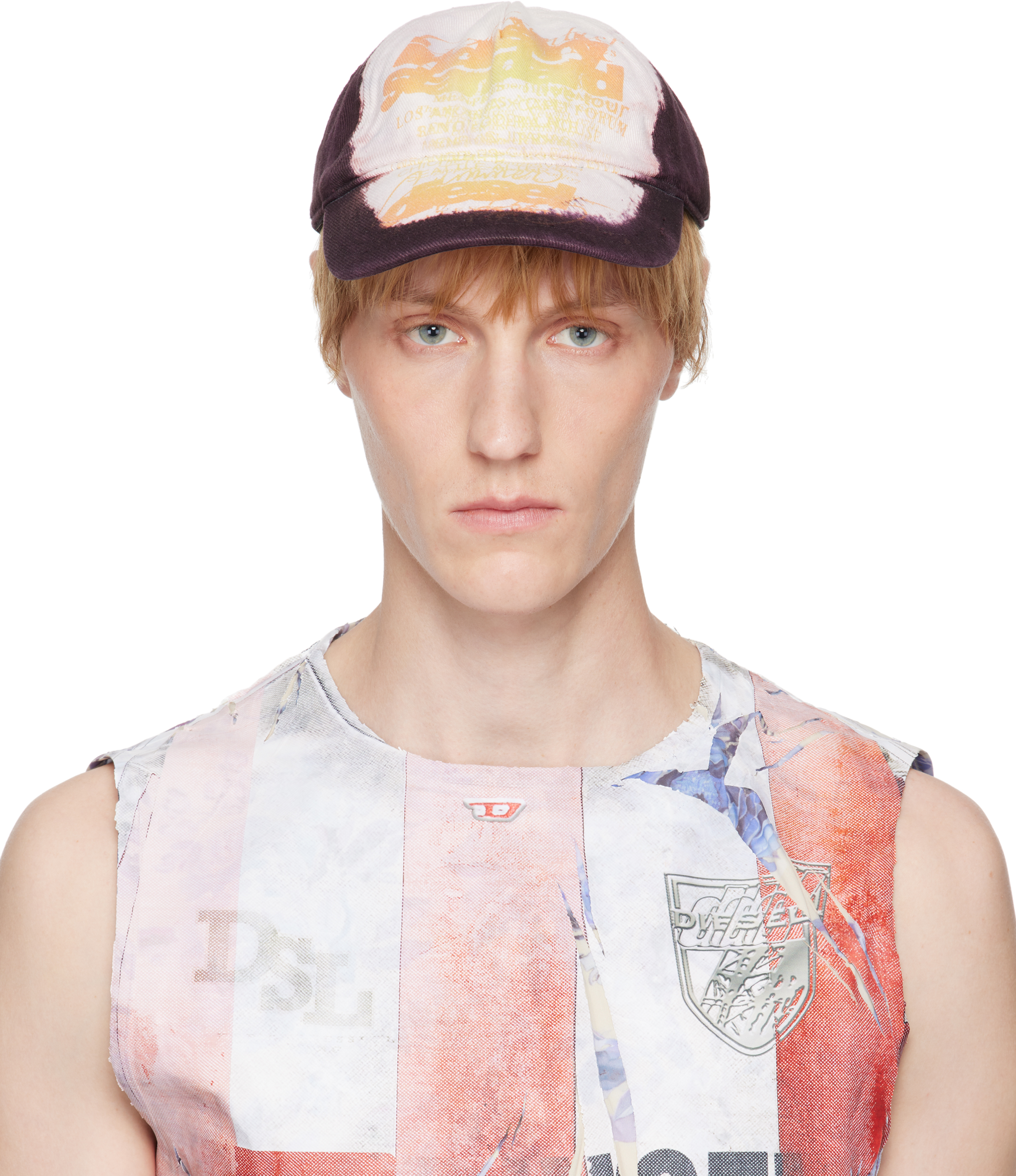 Diesel Black & Pink C-hris Cap