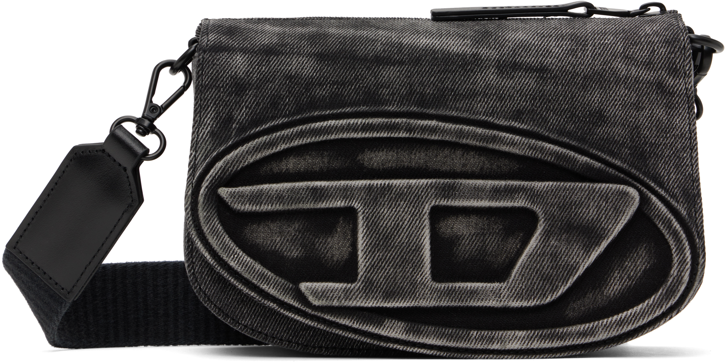 Diesel: Black 1DR-Camera Bag | SSENSE Canada