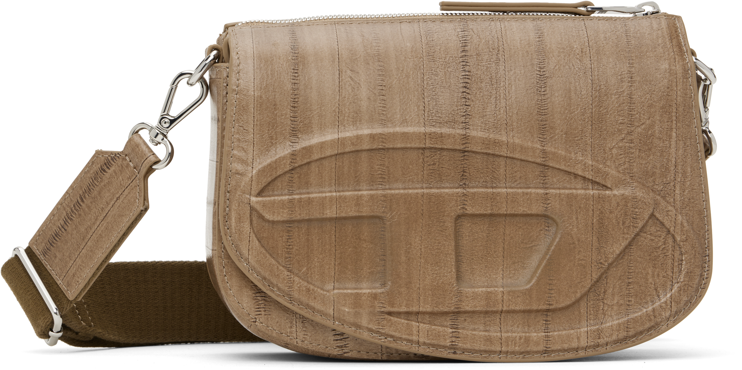 Diesel Brown 1dr Camera Bag In T2331