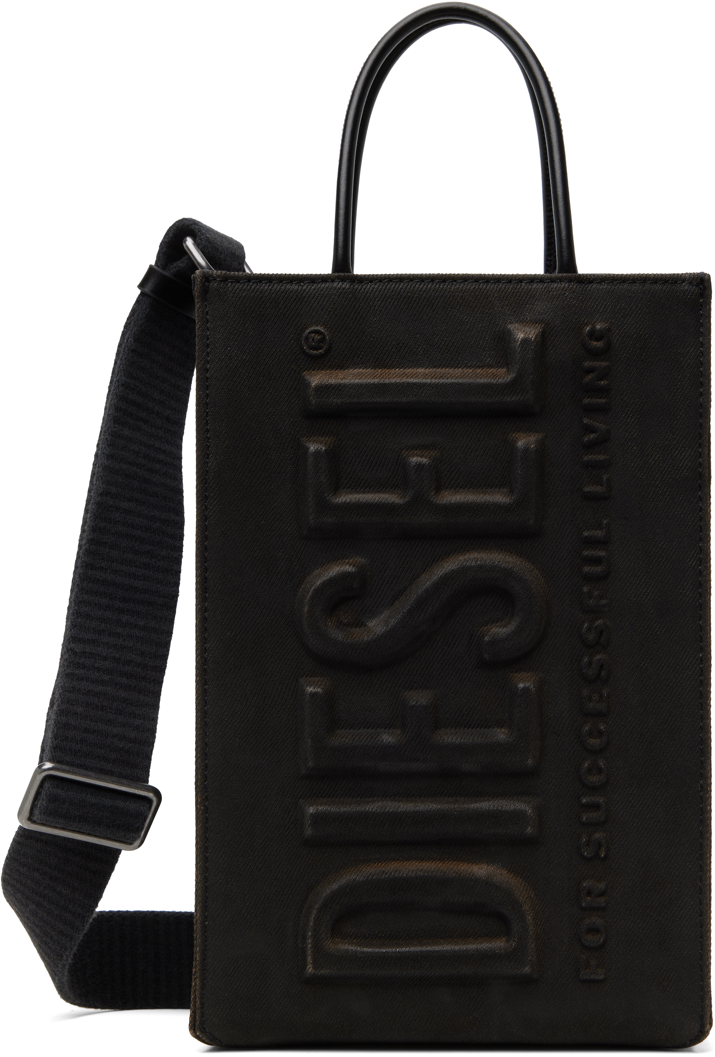 DIESEL【関税込み＊送料無料】Les Shoppers M X トートバッグ Dieselのブラック 'Les Shoppers M X' トートバッグがセール中
