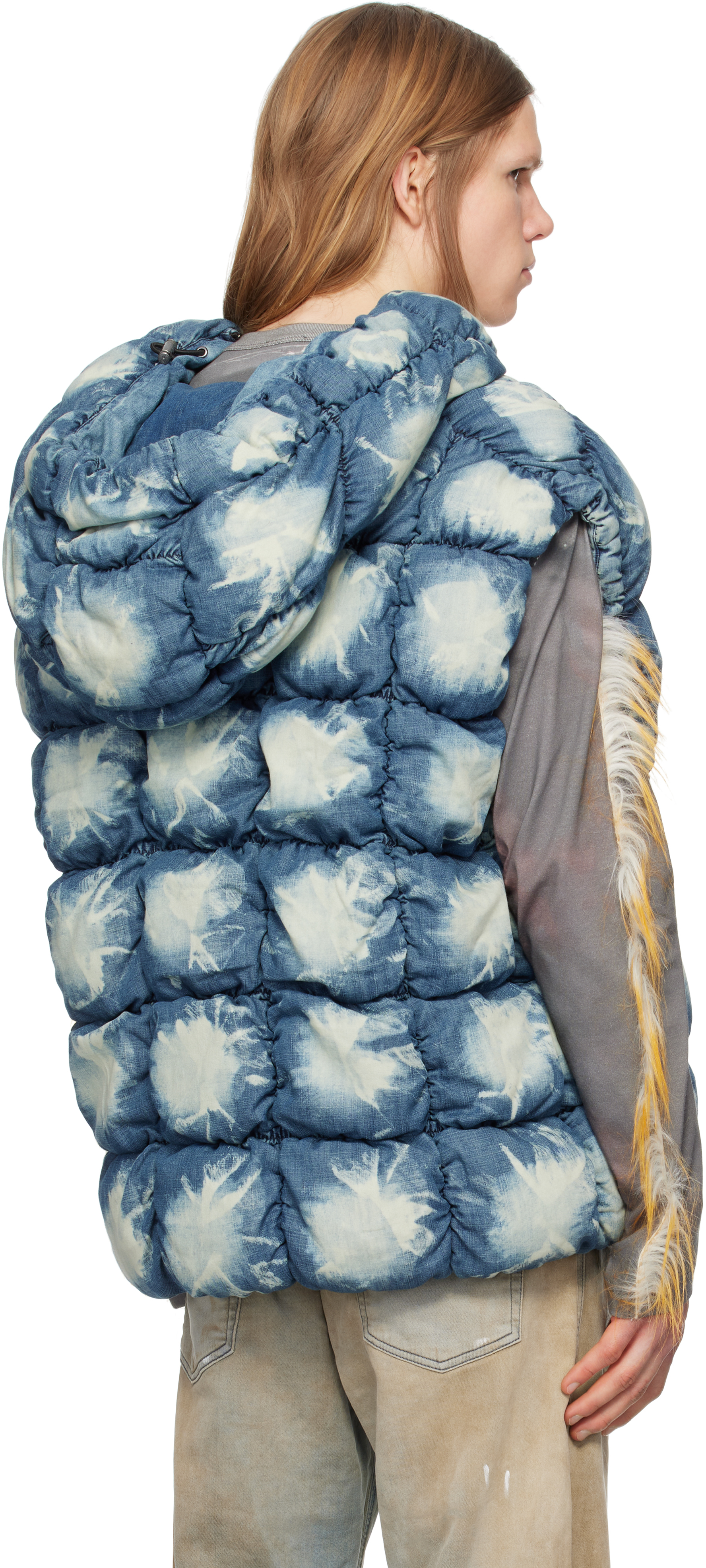 Diesel Blue W-thys Vest In 1