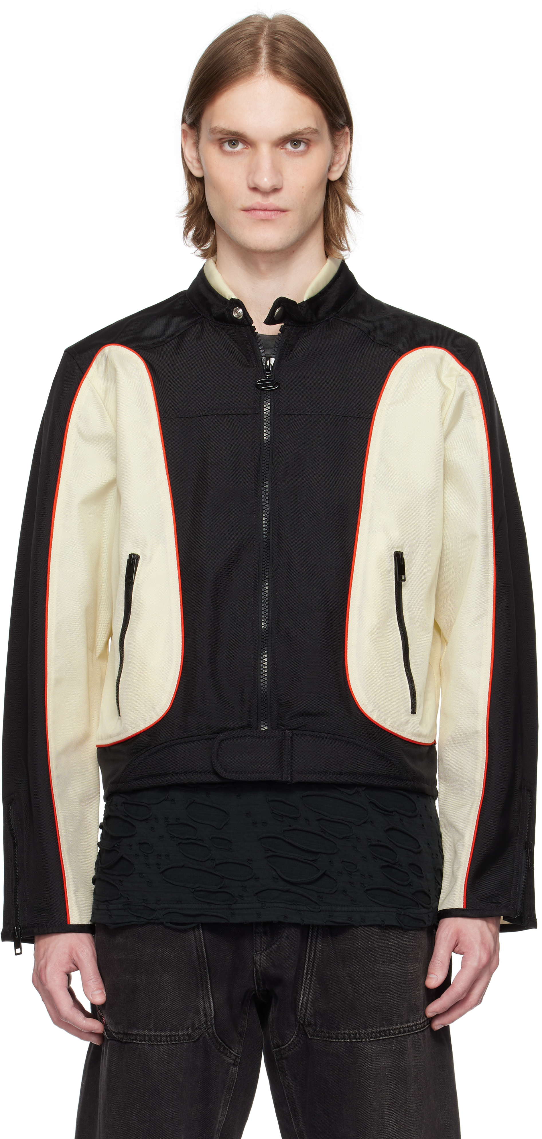 Off-White & Black J-Blink-A Jacket