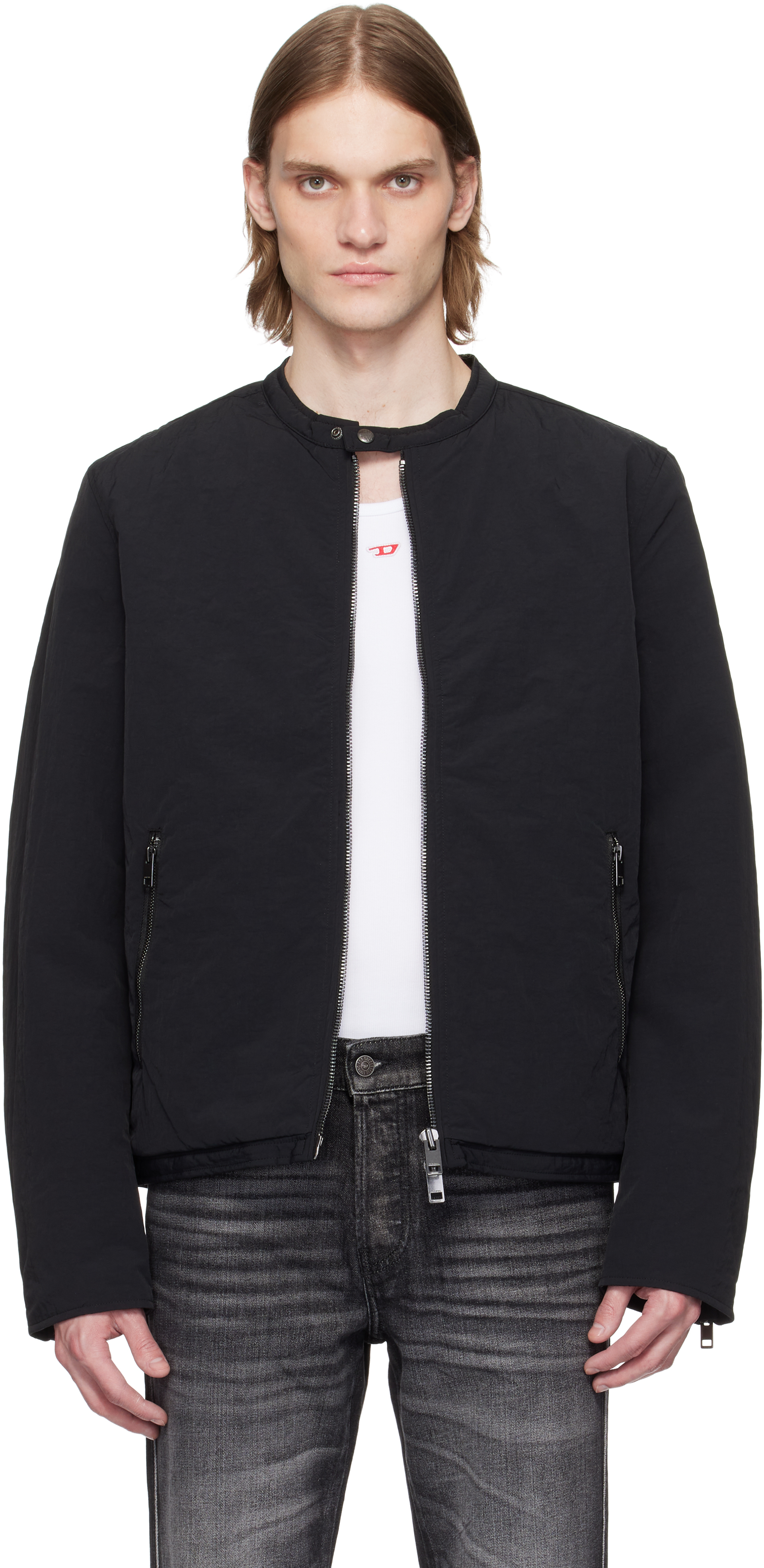 Black J-Carver-Padd Jacket