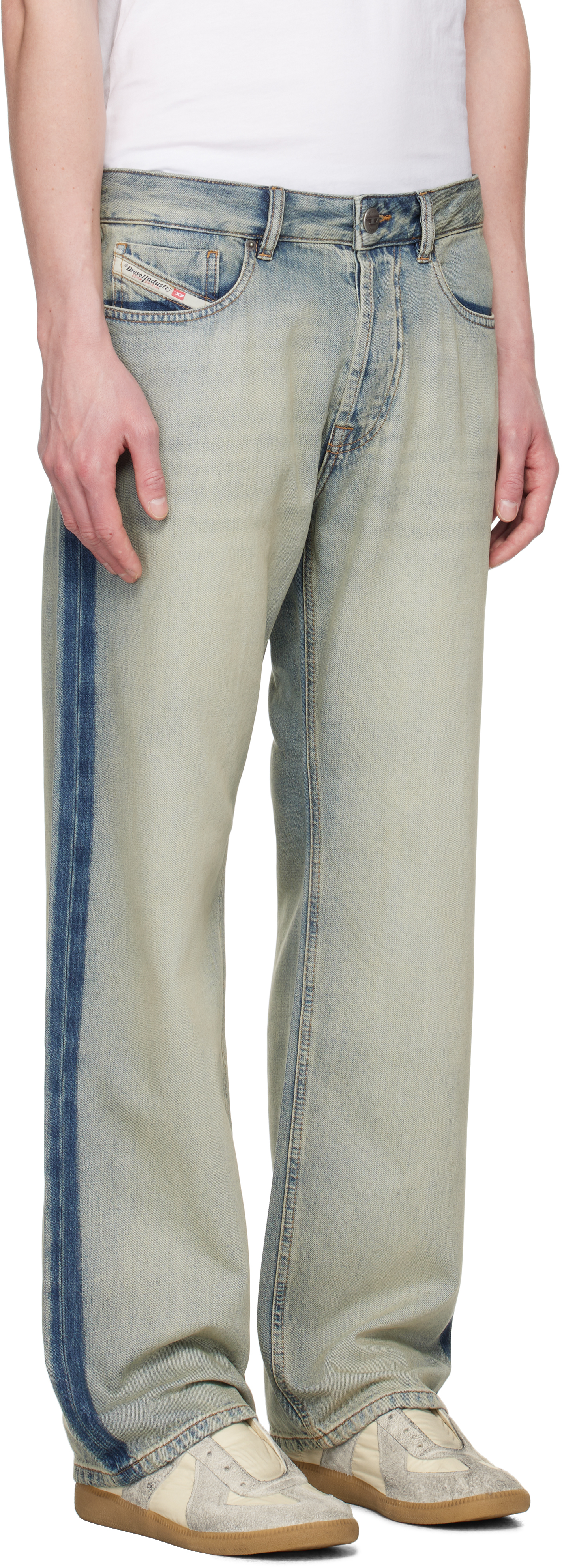 Diesel Blue Relaxed 1980 D-eeper 0abdf Jeans