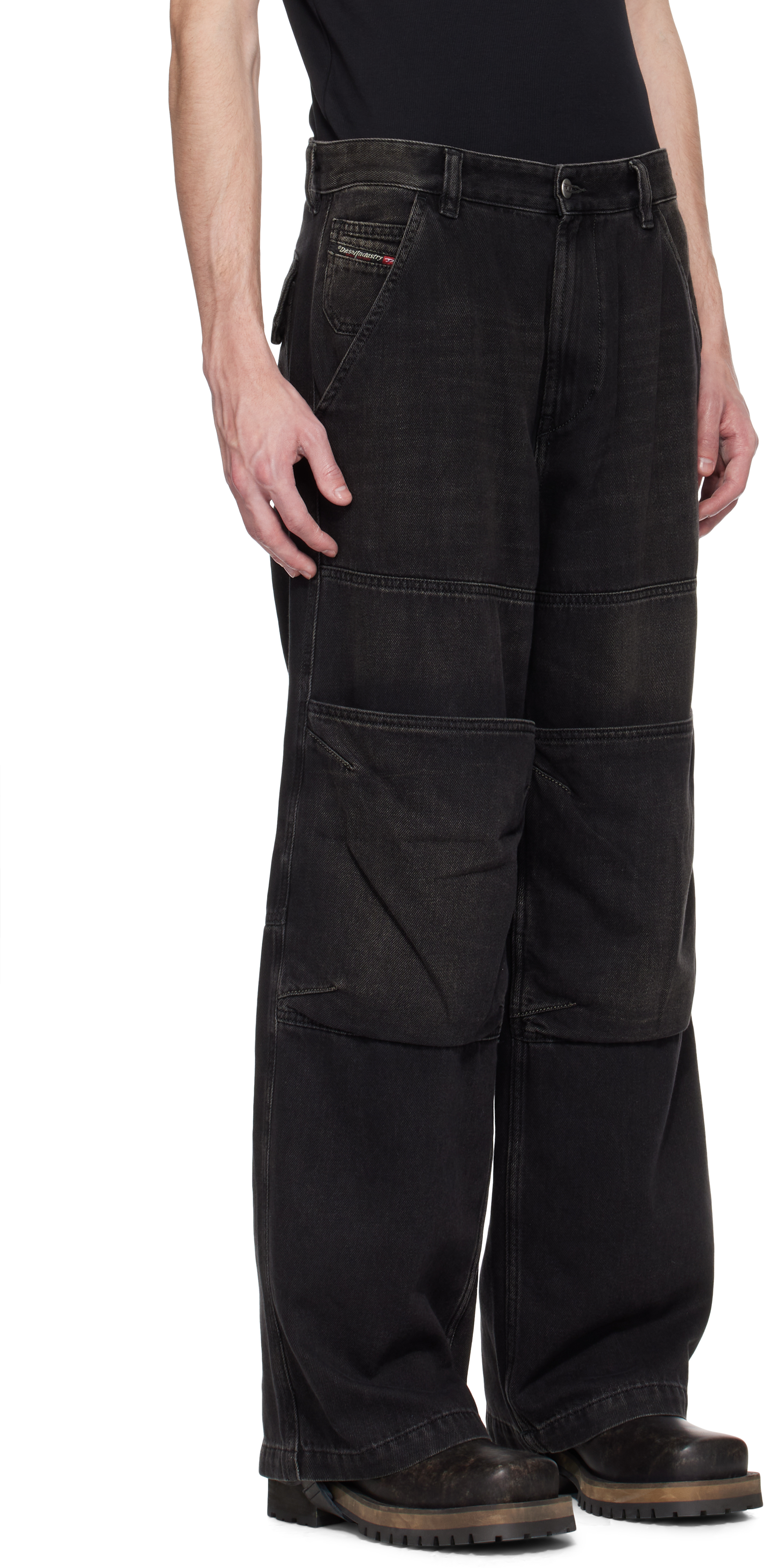 Diesel Black D-shift Jeans In 2