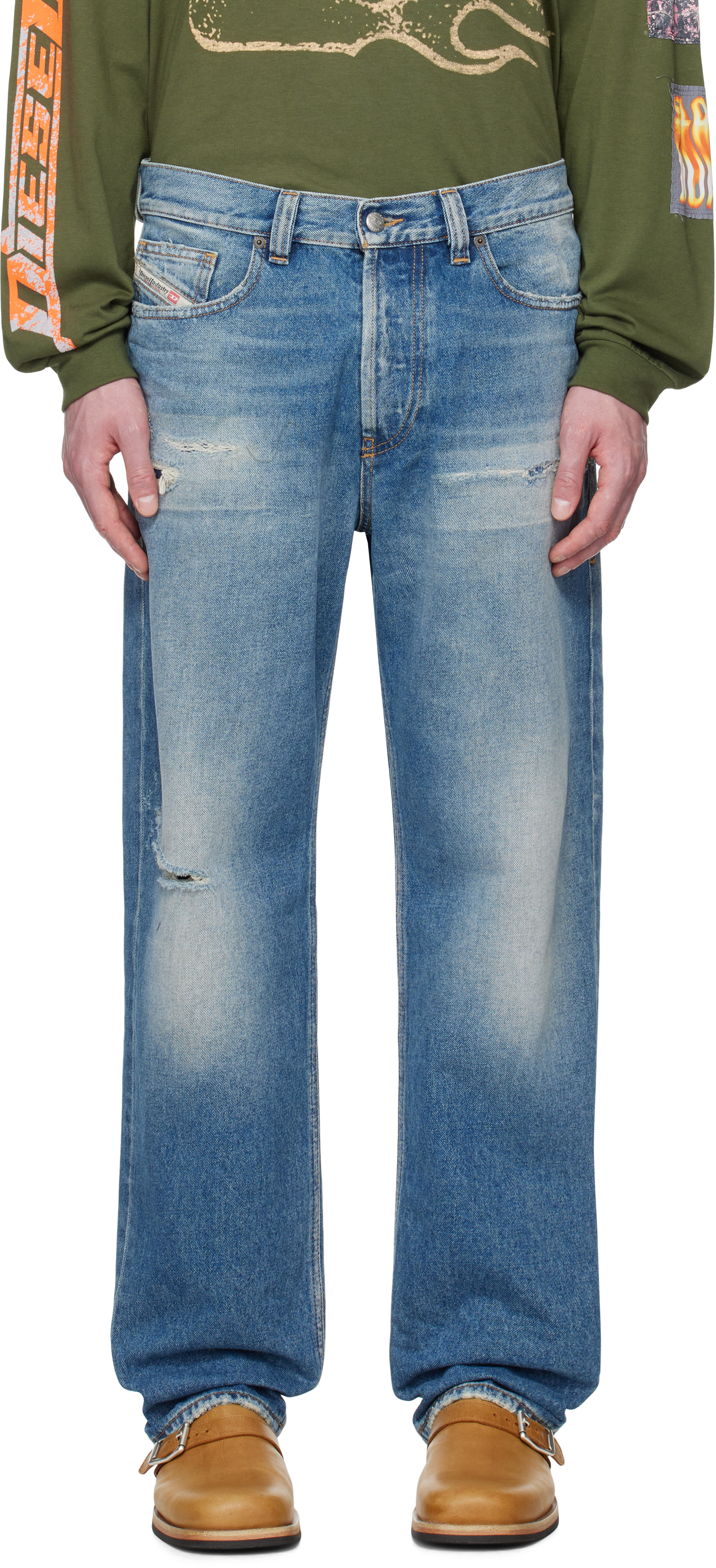 Blue Regular 2010 D-Macs 09l43 Jeans