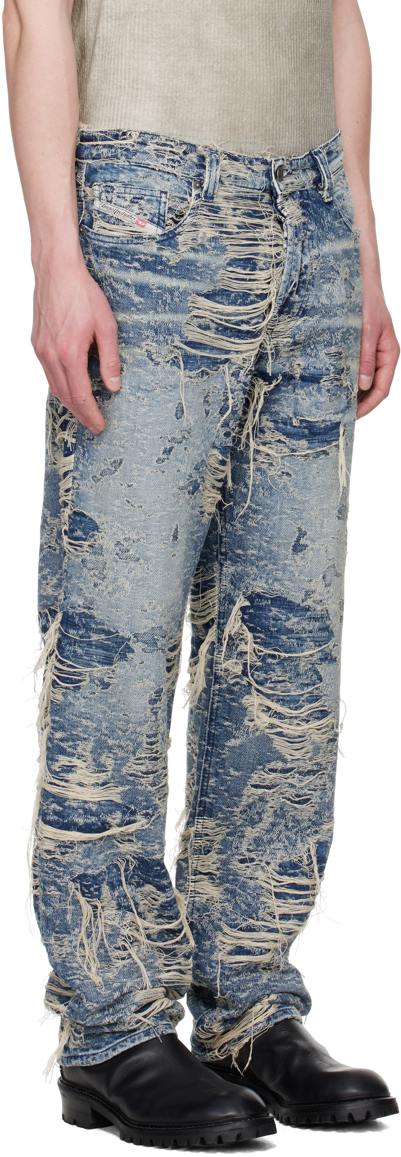 Diesel Regular Distressed Jeans 2023 D-finitive 09m04 In 01