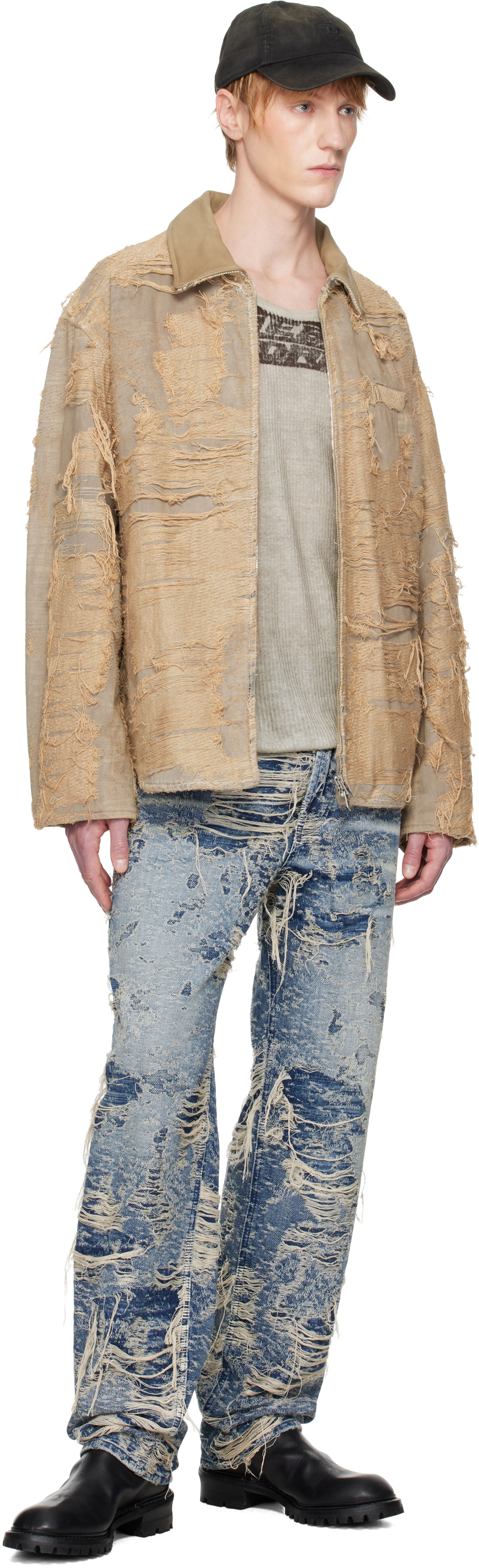 Diesel Regular Distressed Jeans 2023 D-finitive 09m04 In 01