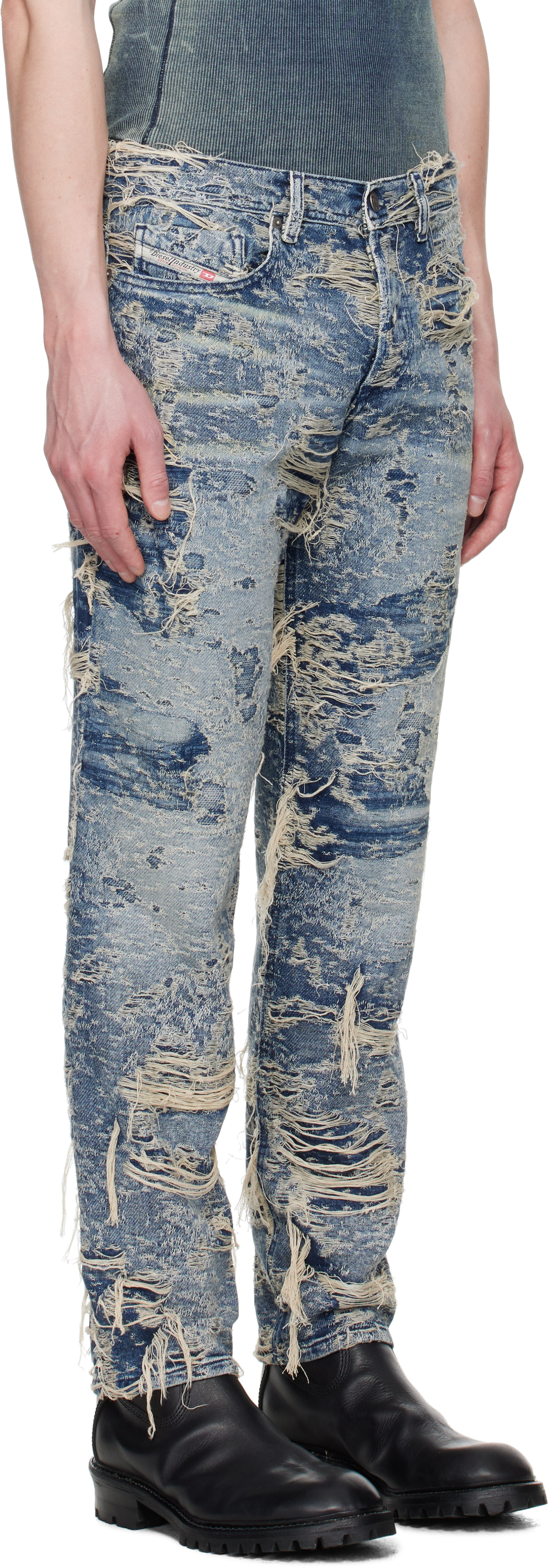 Diesel Regular Distressed Jeans 2023 D-finitive 09m04 In 01