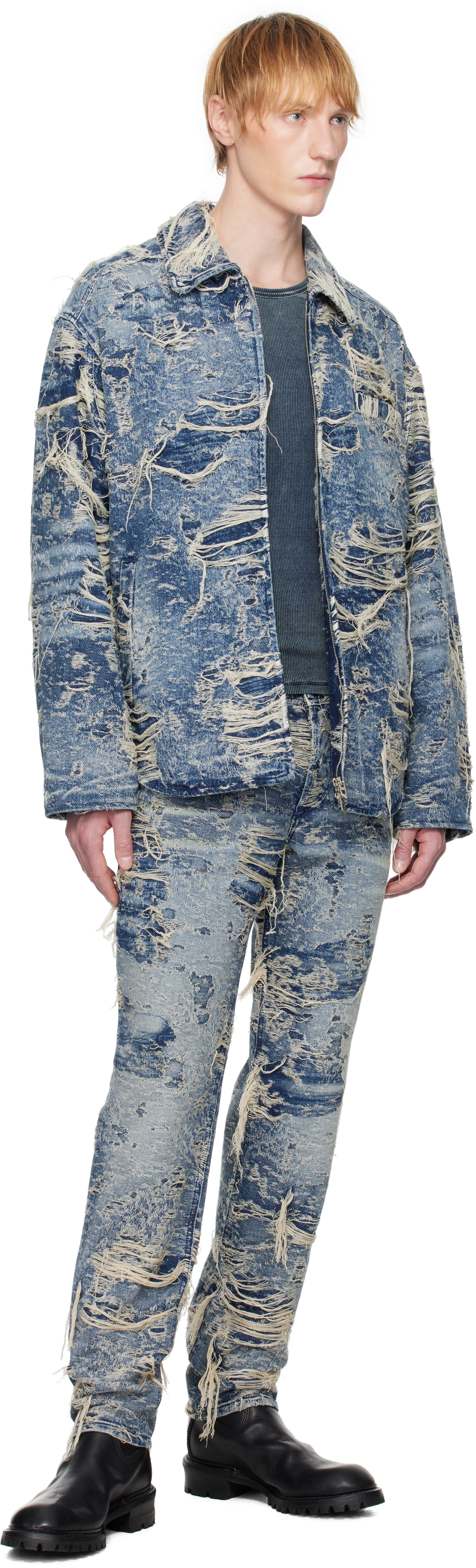 Diesel Regular Distressed Jeans 2023 D-finitive 09m04 In 01