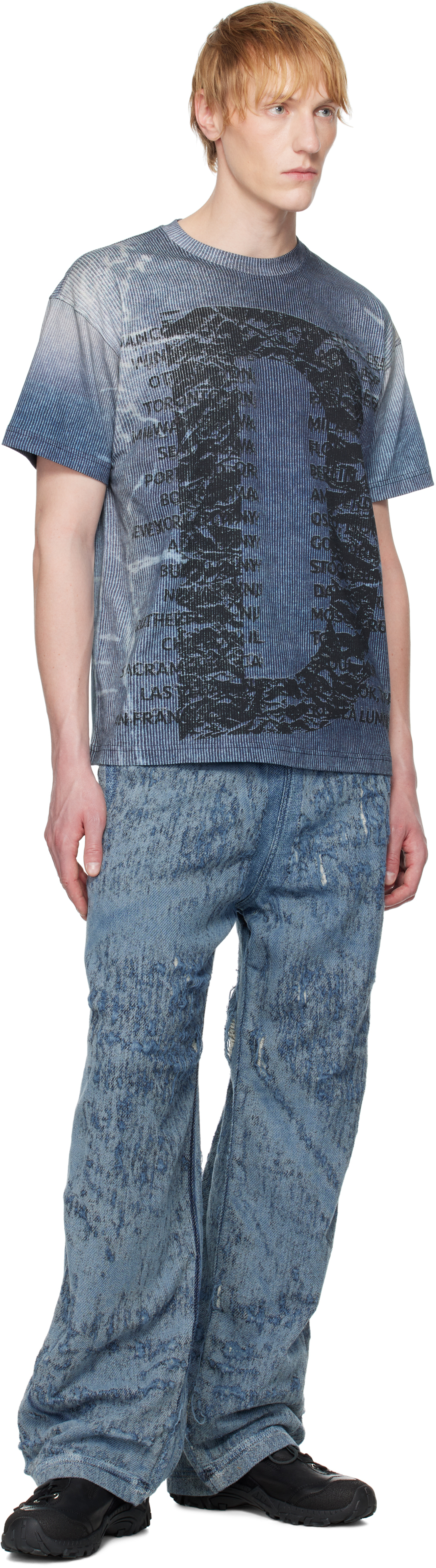 Diesel Blue D-enimos-fsg Trousers In 01