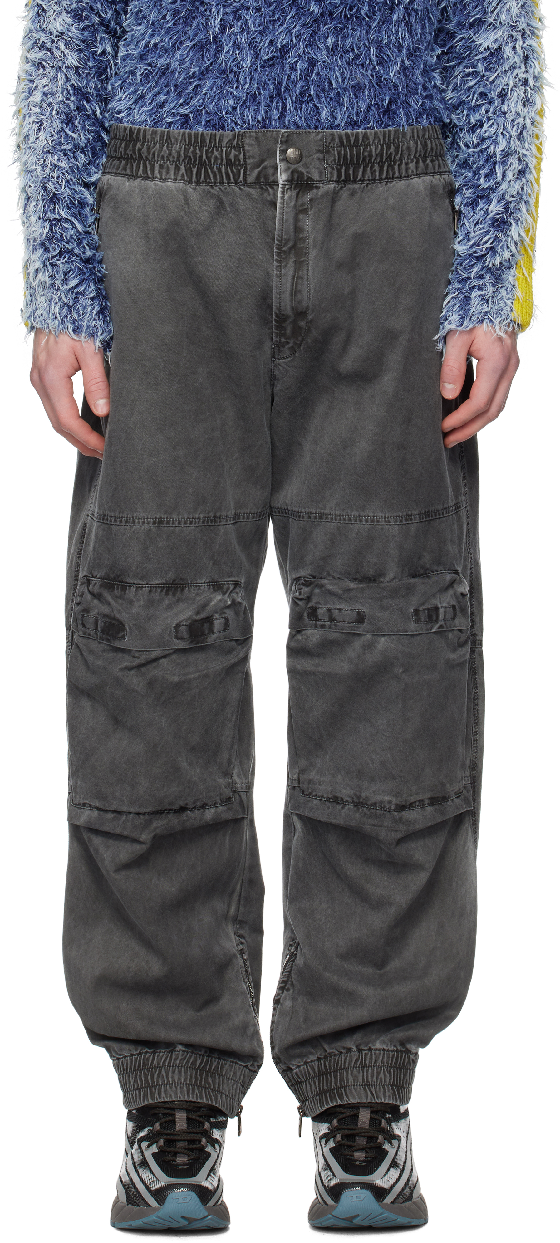 Gray P-Beeck Cargo Pants