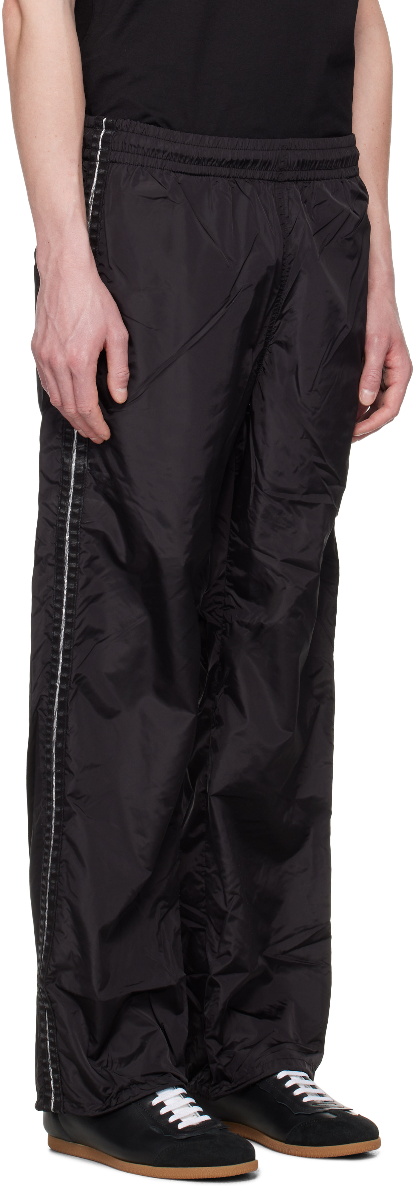 Diesel Black P-caron Sweatpants In 9xx