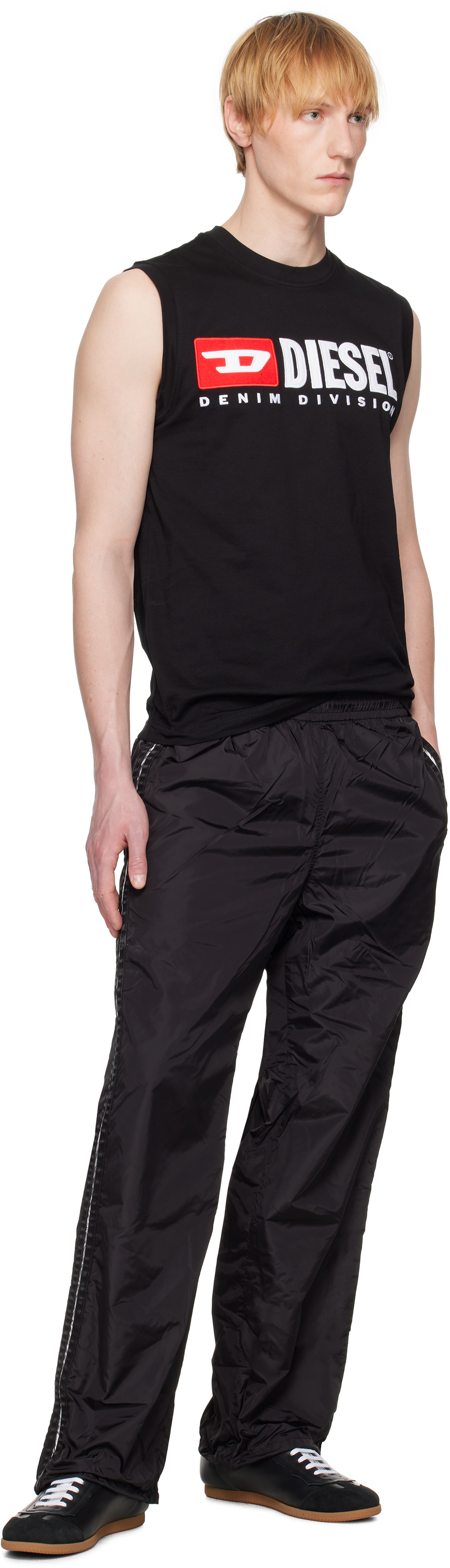 Diesel Black P-caron Sweatpants In 9xx