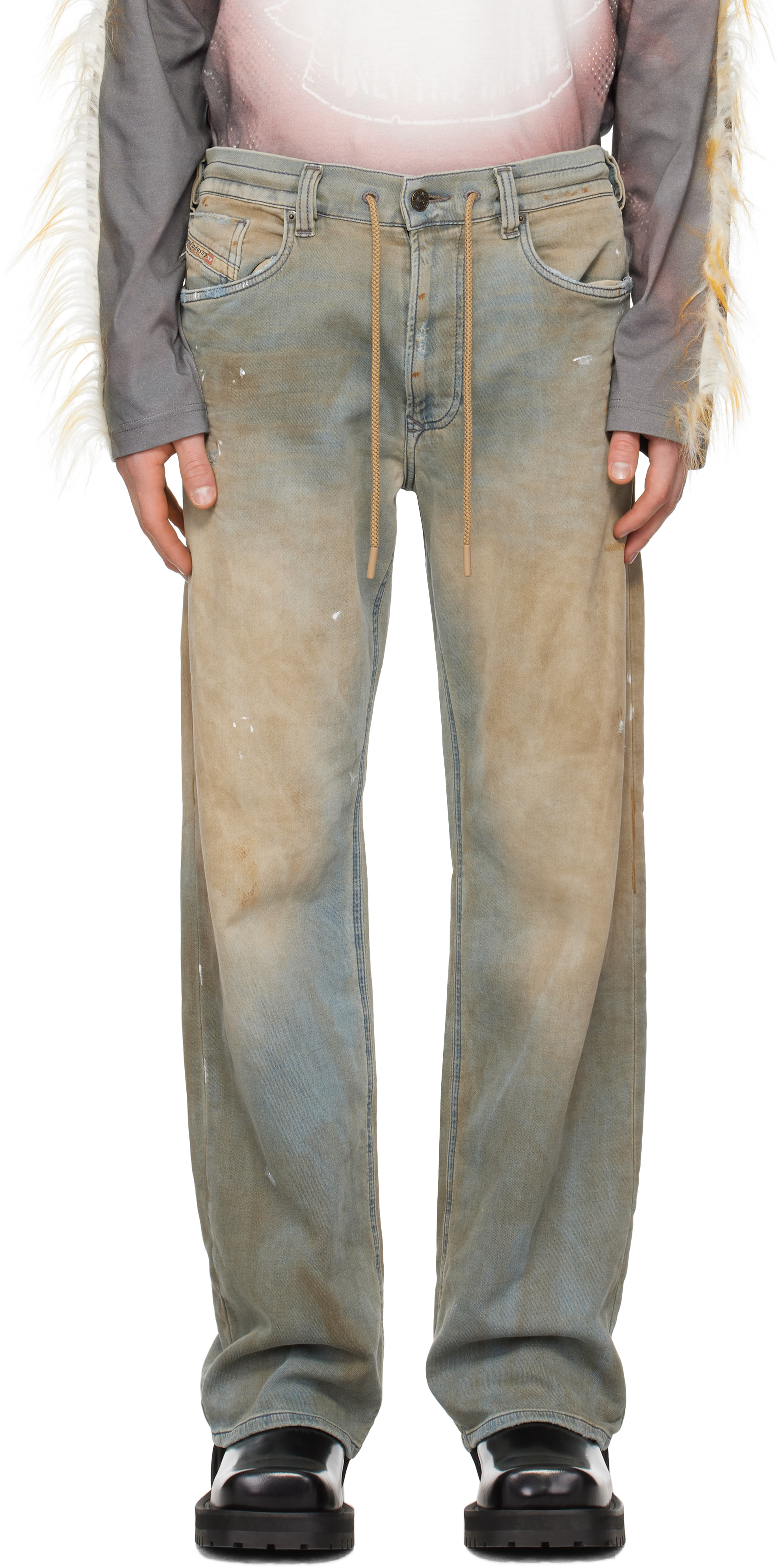 正規品 DIESEL D-AMAGE 068DS リラックス デニム W32 DIESEL ディーゼル ジーンズ Bootcut And Flare Jeans D-Akii