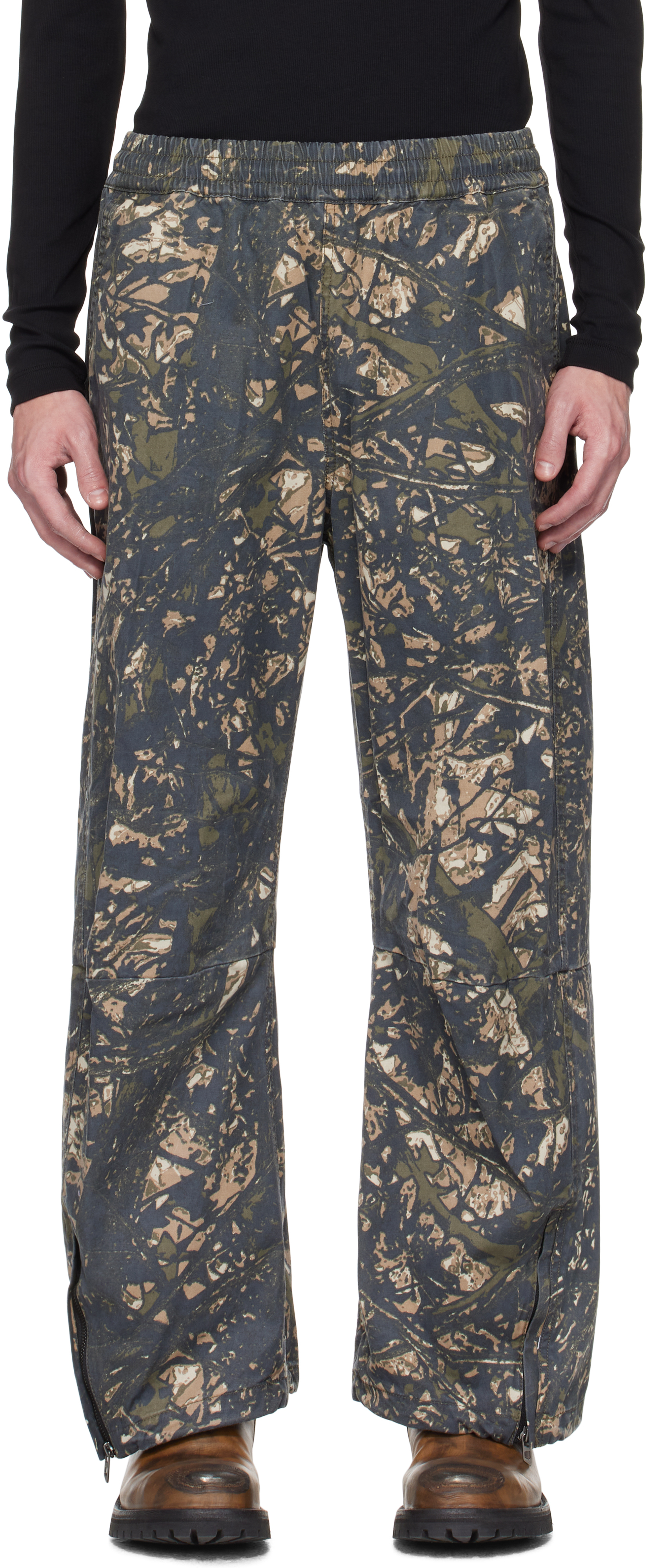 Green & Brown P-Lint Trousers