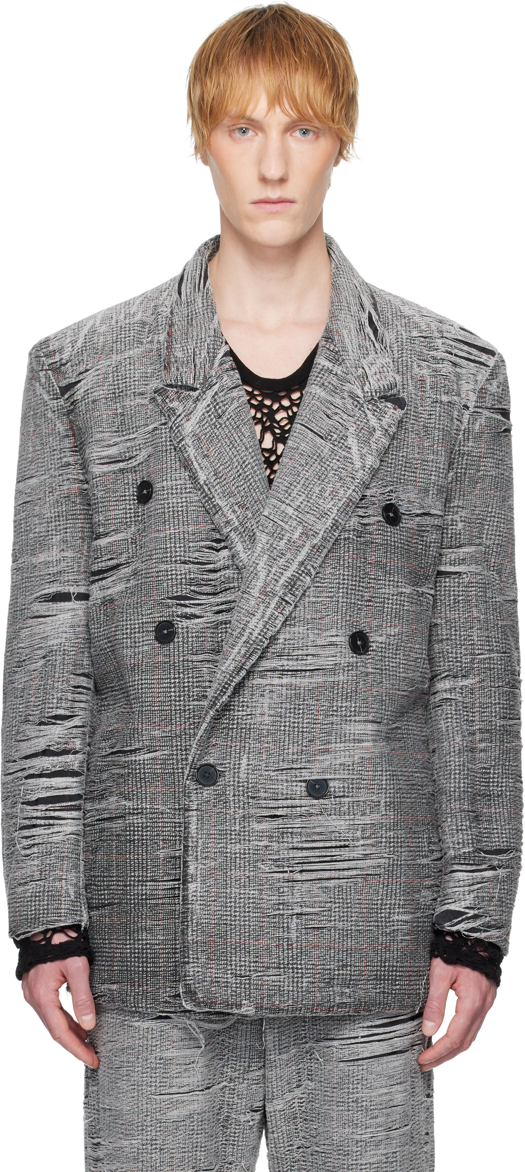 Gray D-Pekka-Fsg Denim Blazer