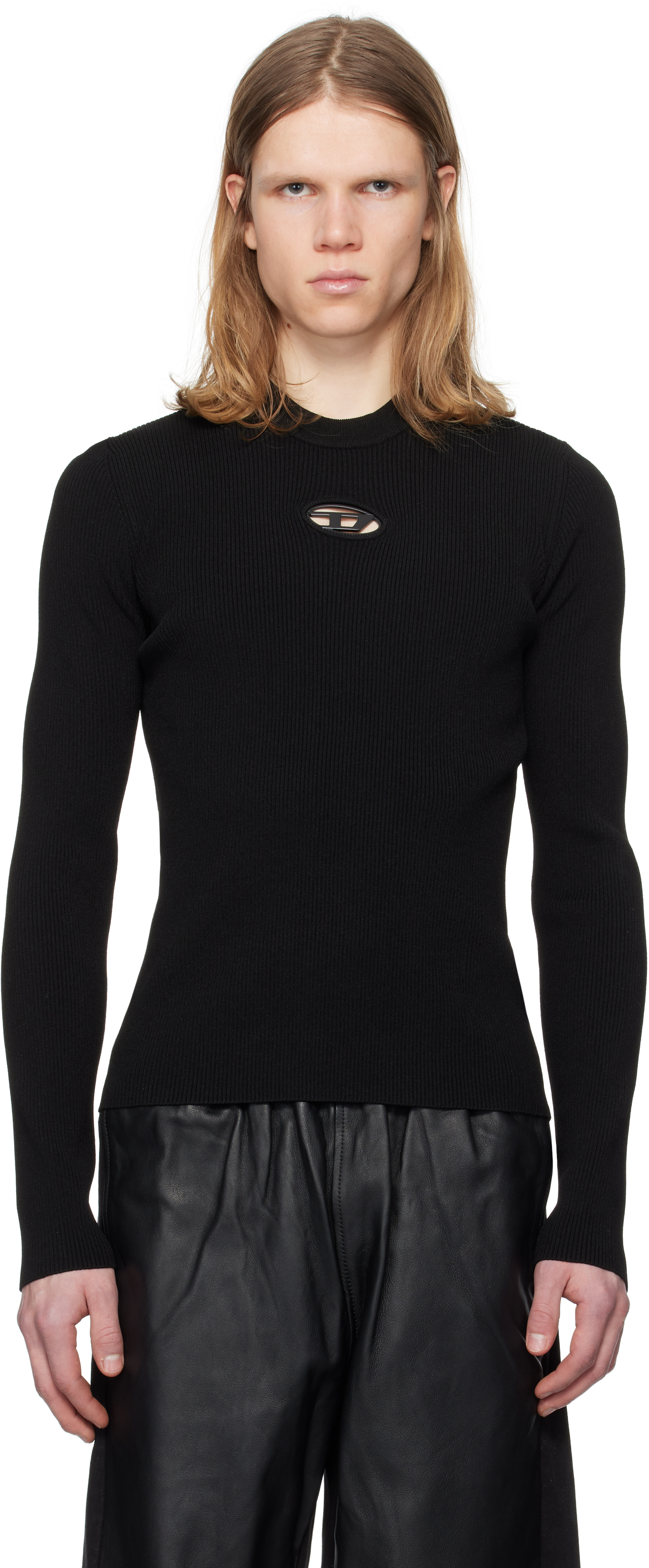 Black K-Zachary-Round Sweater