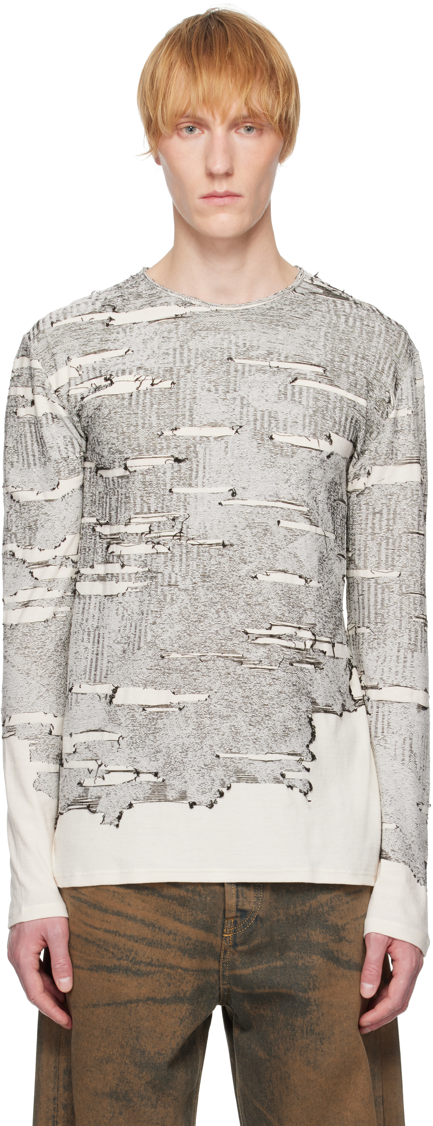 White & Black K-Cadmo Sweater