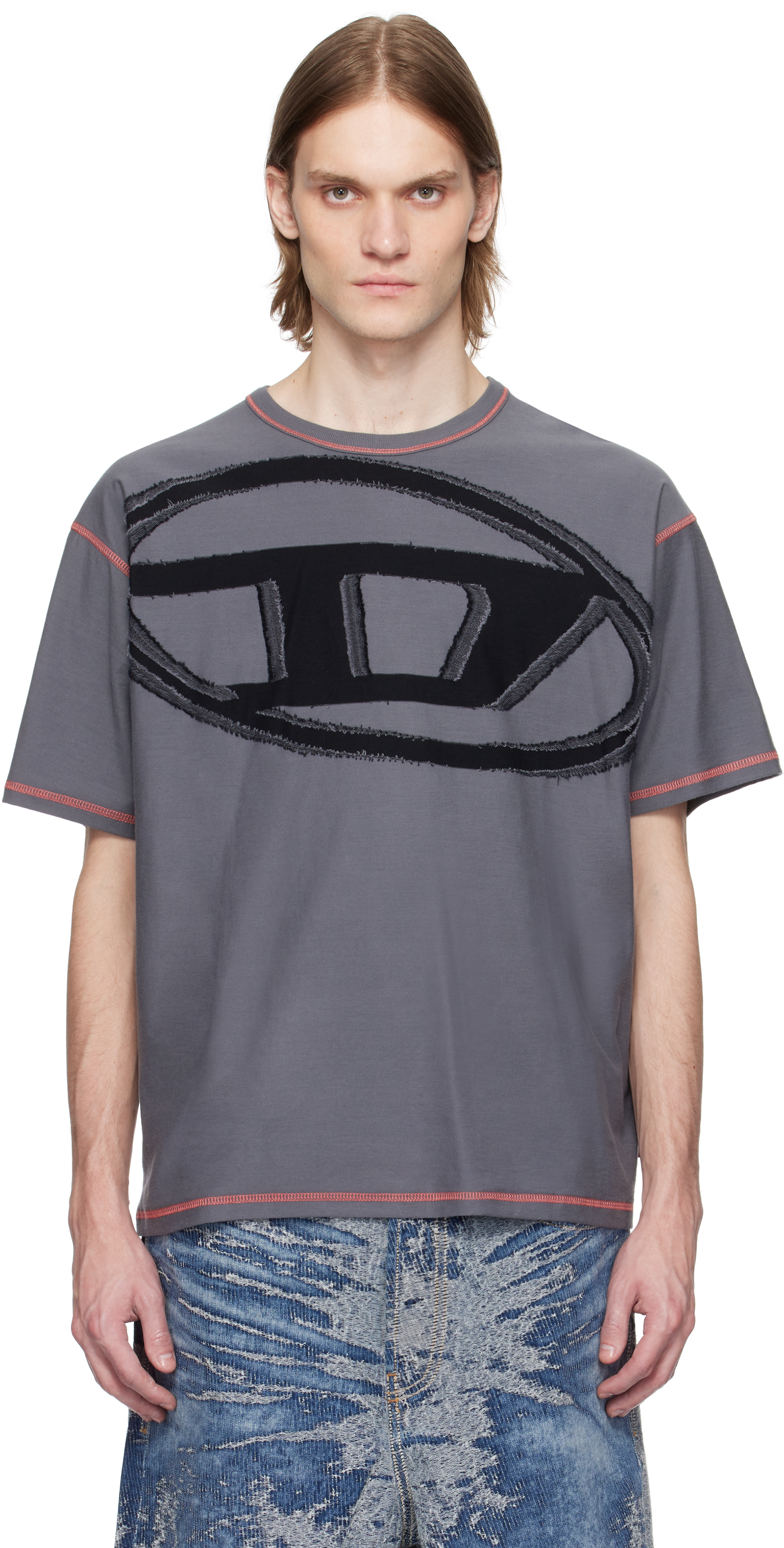 【Diesel】グレー T-Doxt Tシャツ Dieselのグレー T-Doxt Tシャツがセール中