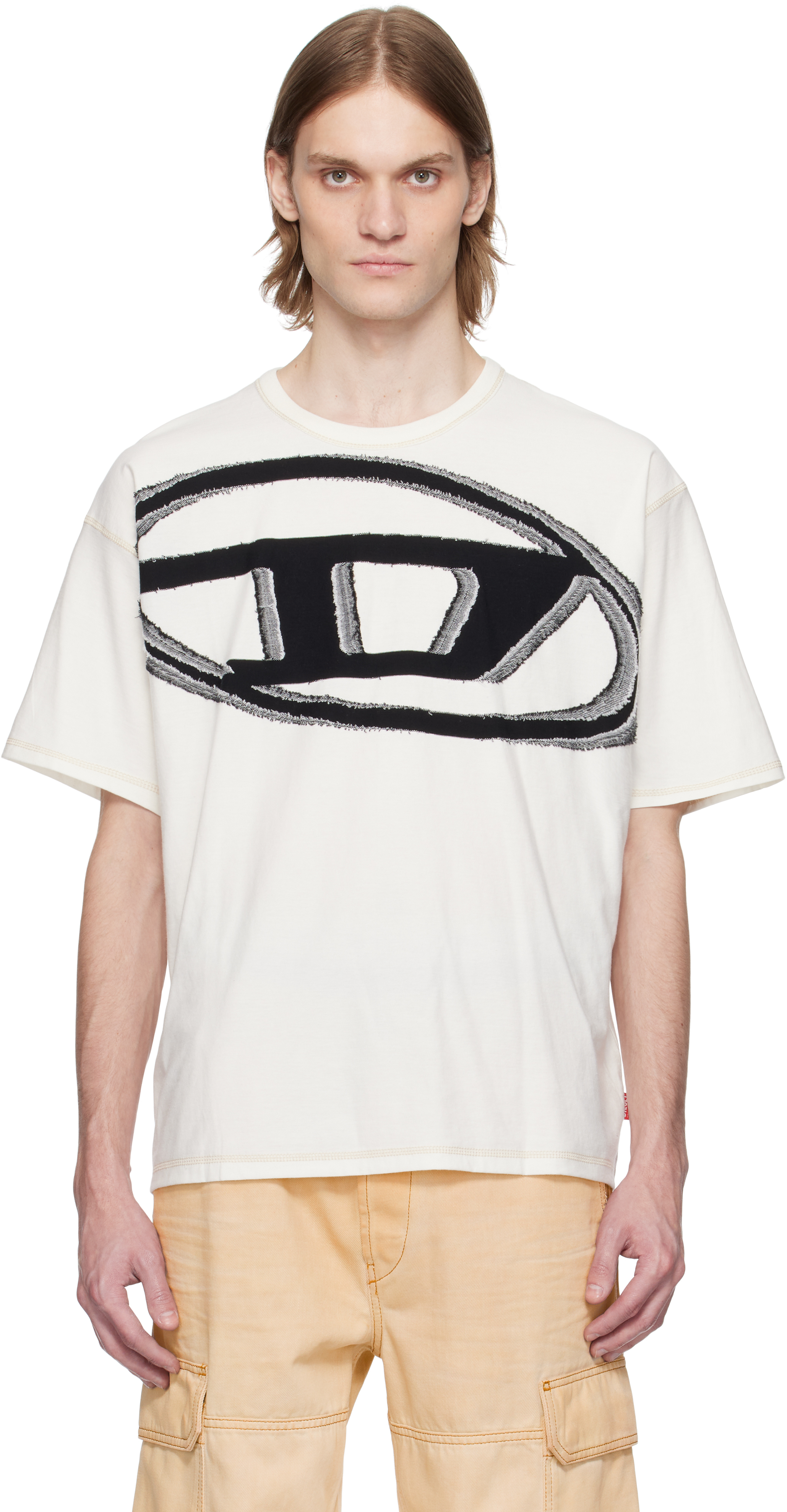 DIESEL ディーゼル T-Doxt クルーネック Tシャツ DIESEL ディーゼル メンズクルーネックTシャツ A15269 0TJAY / T