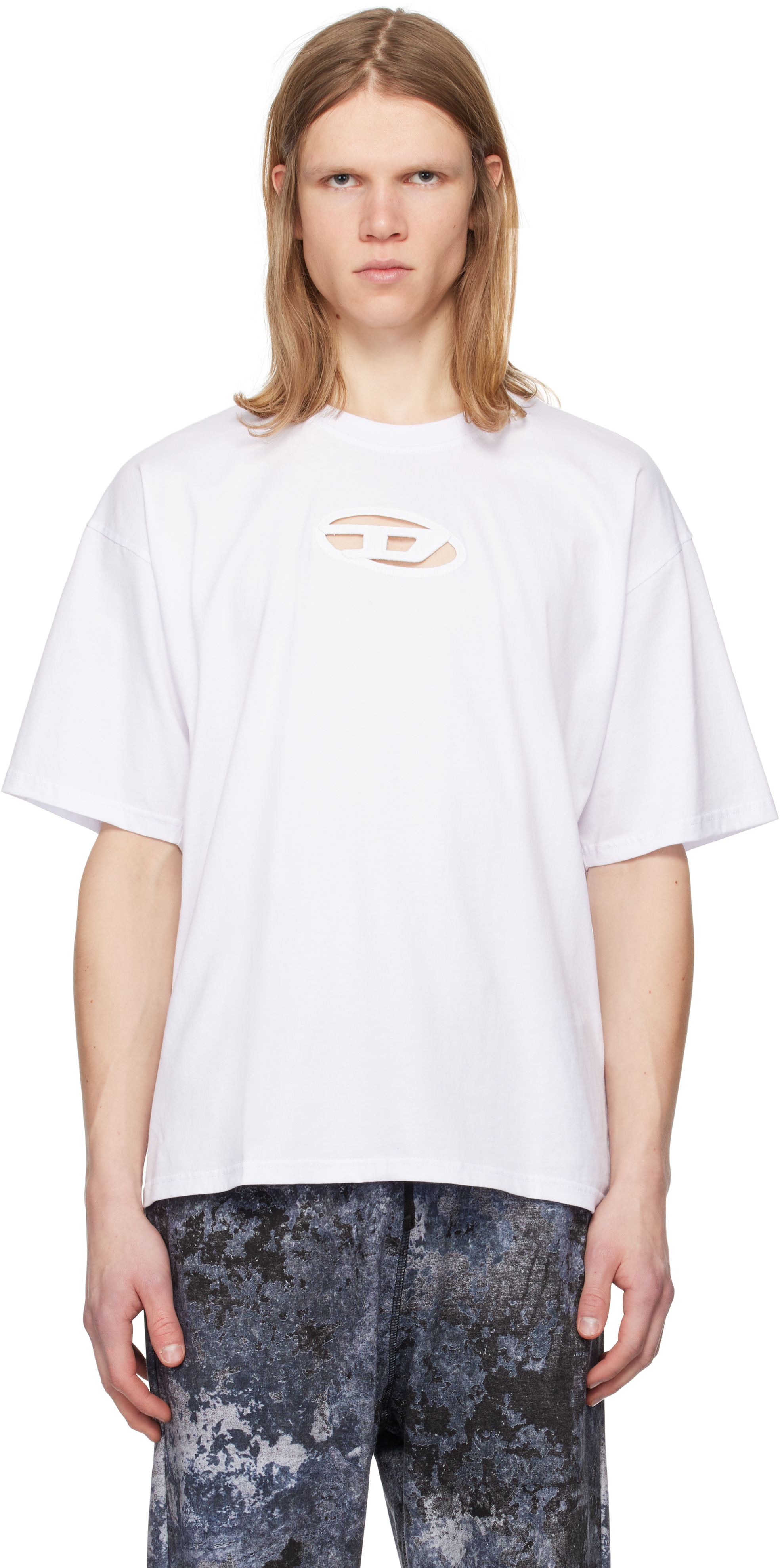 【関税込み】Diesel ホワイト T-Boxt-Od Tシャツ Dieselのホワイト T-Boxt-Od Tシャツがセール中
