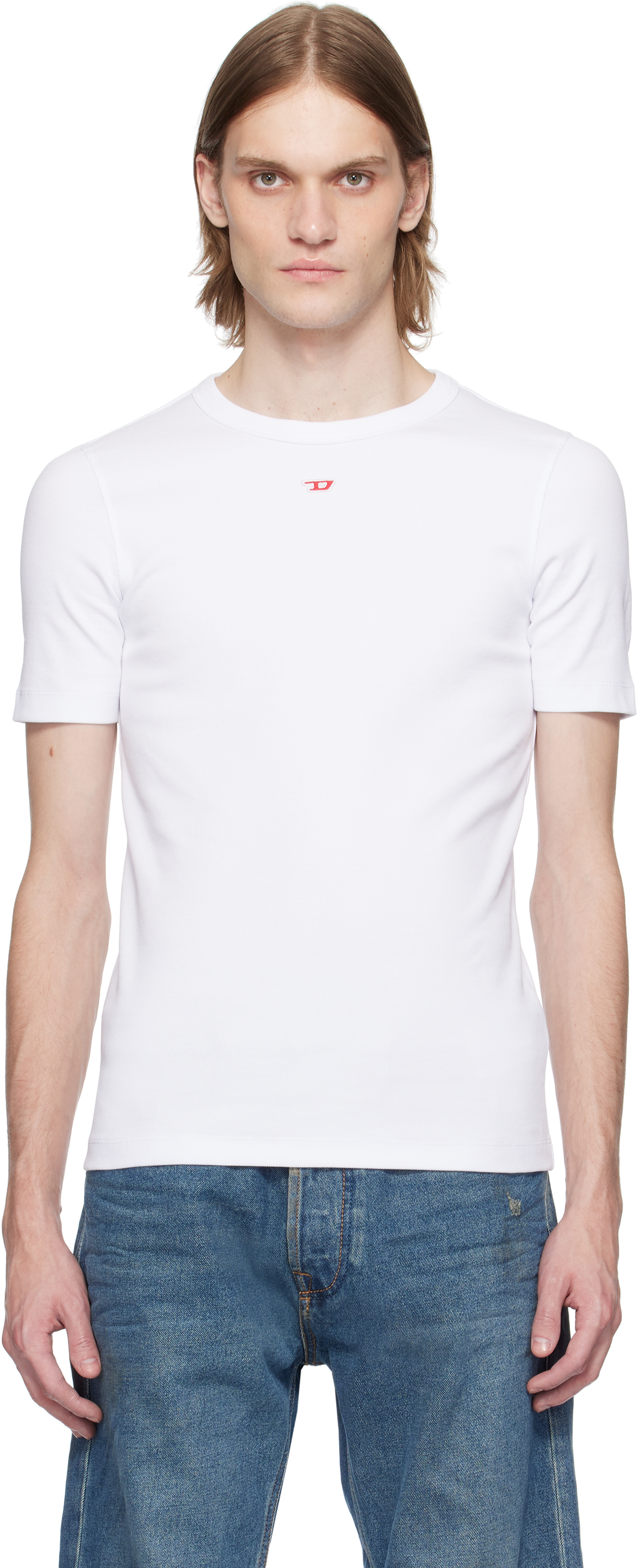 White D-Ribber-N T-shirt