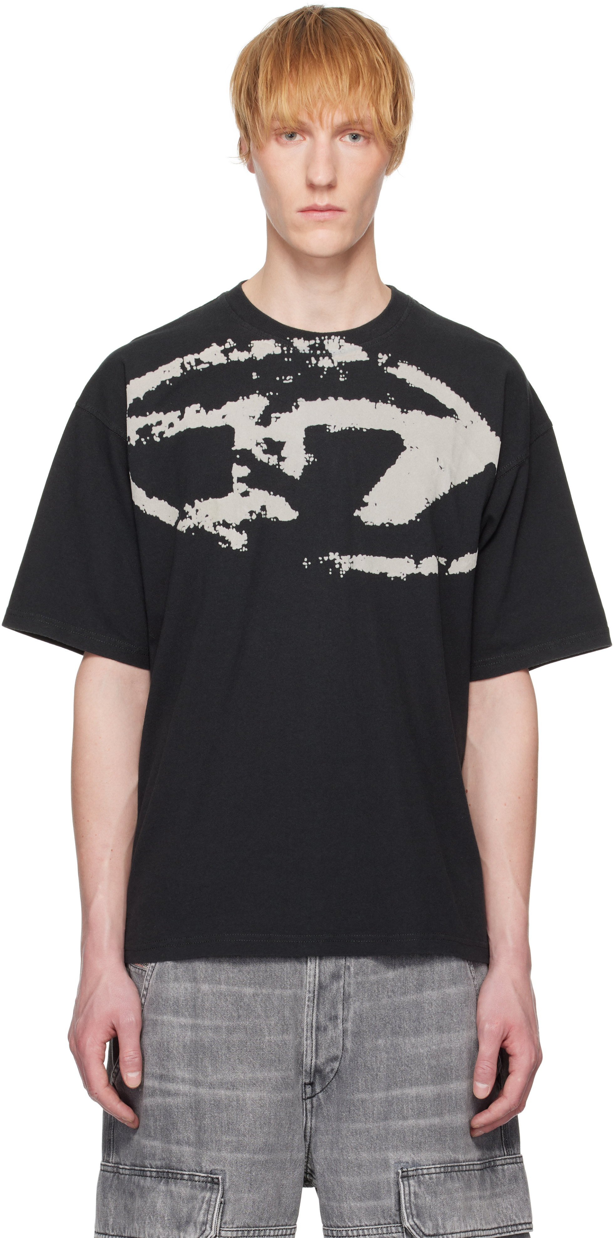 Black & Gray T-Boxt-N14 T-shirt