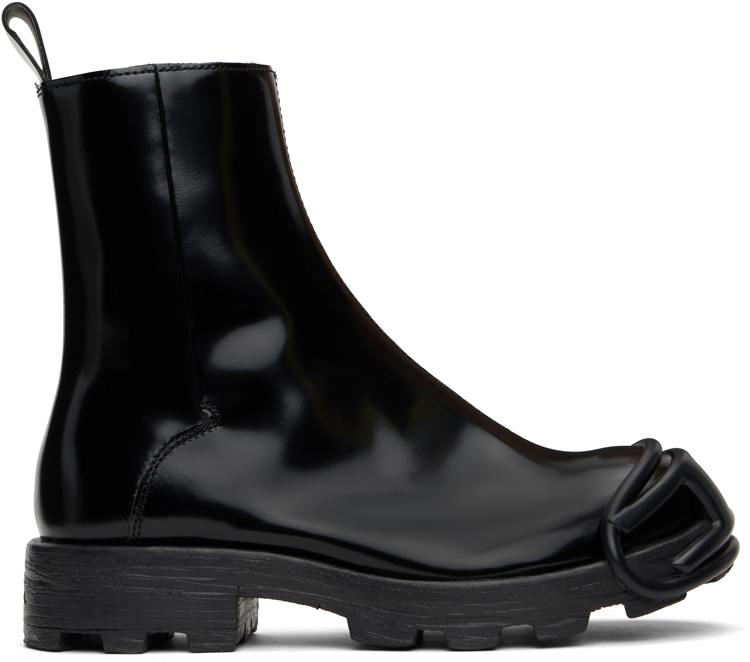 Black D-Hammer Bt Zip D Boots