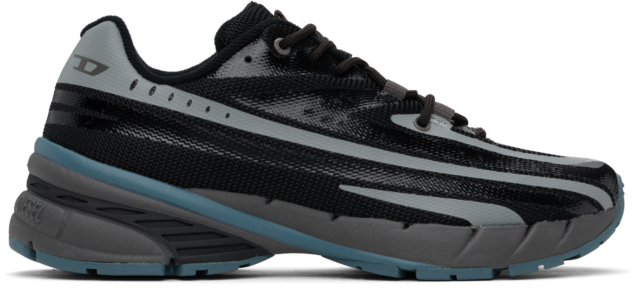 【DIESEL】D-airspeed low ローカット スニーカー Black D-Airspeed Low Sneakers by Diesel on Sale