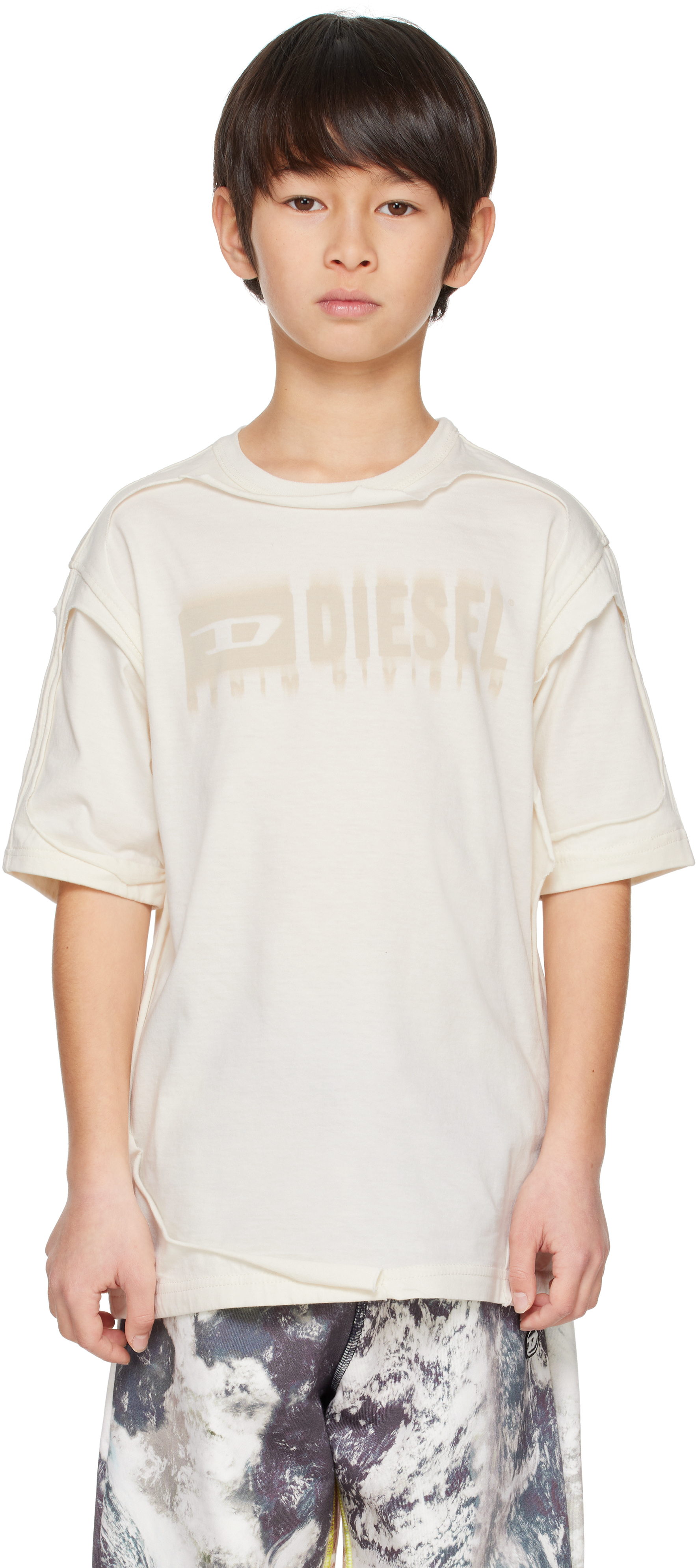 Kids Off-White Layered T-shirt by Diesel | SSENSE