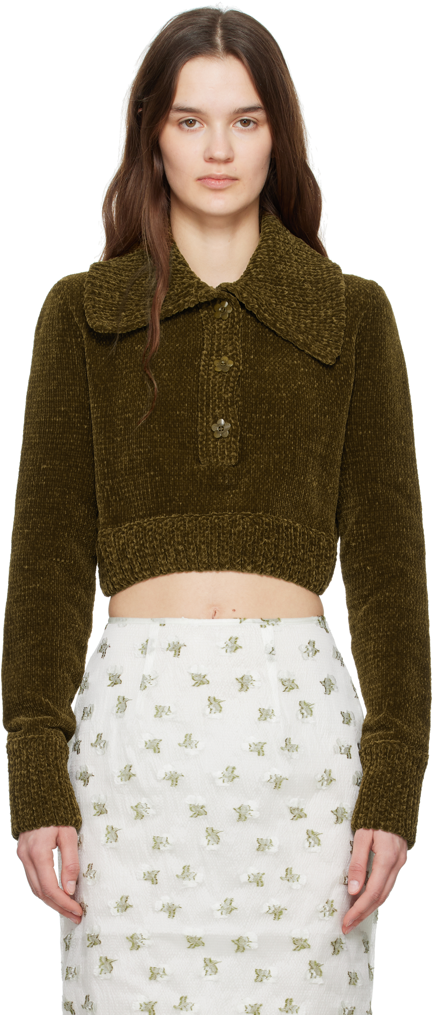 ◇関税込◇ CECILIE BAHNSEN Gudrun ギンガムチェック ニット