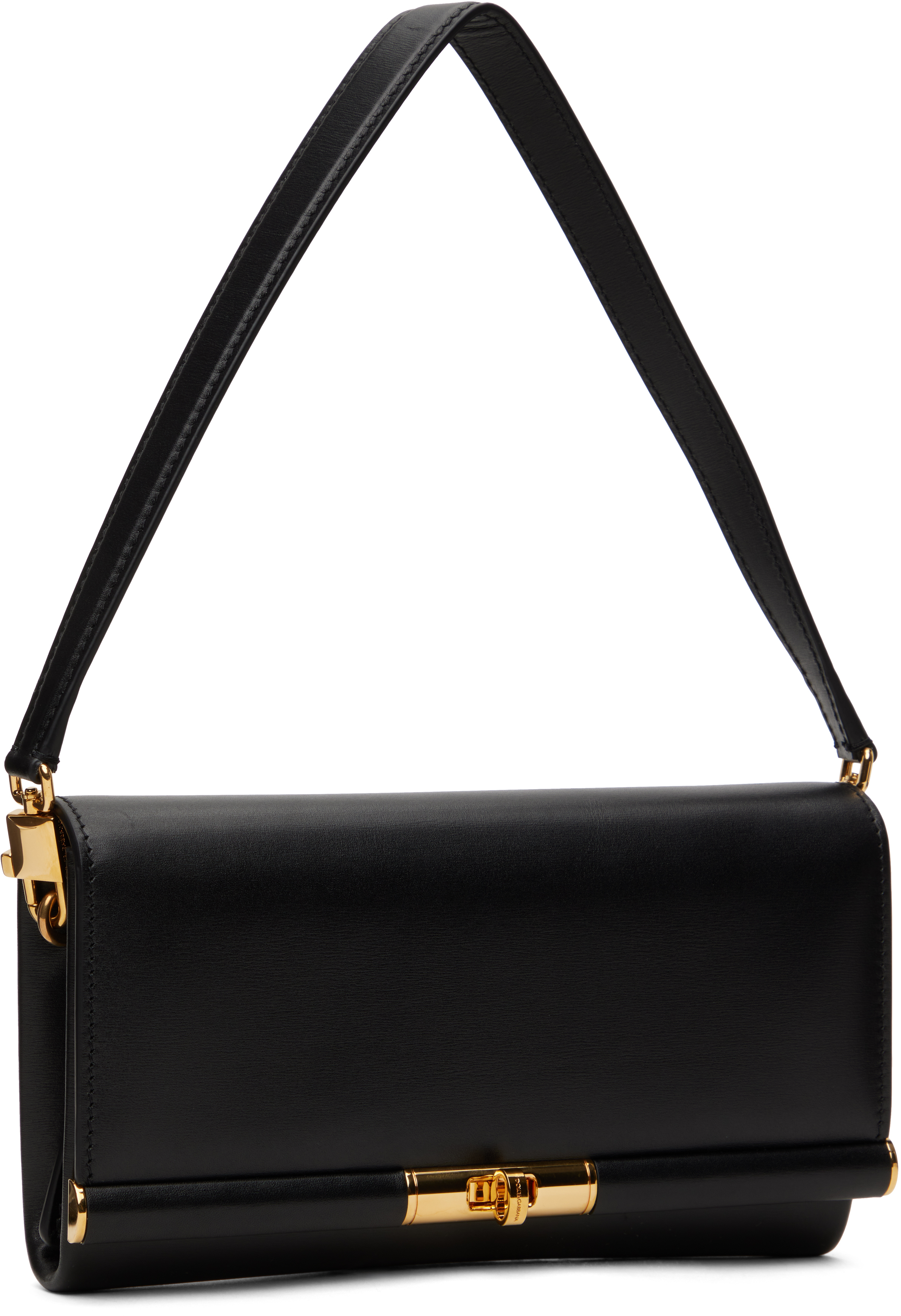 Dolce & Gabbana Marlene Leather Wallet Bag In 80999 Nero